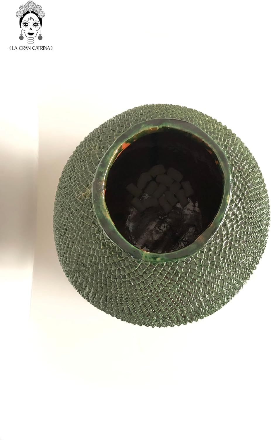 Michoacán Clay Pineapple - Green - 40 in. - Made to Order Juan Gtz