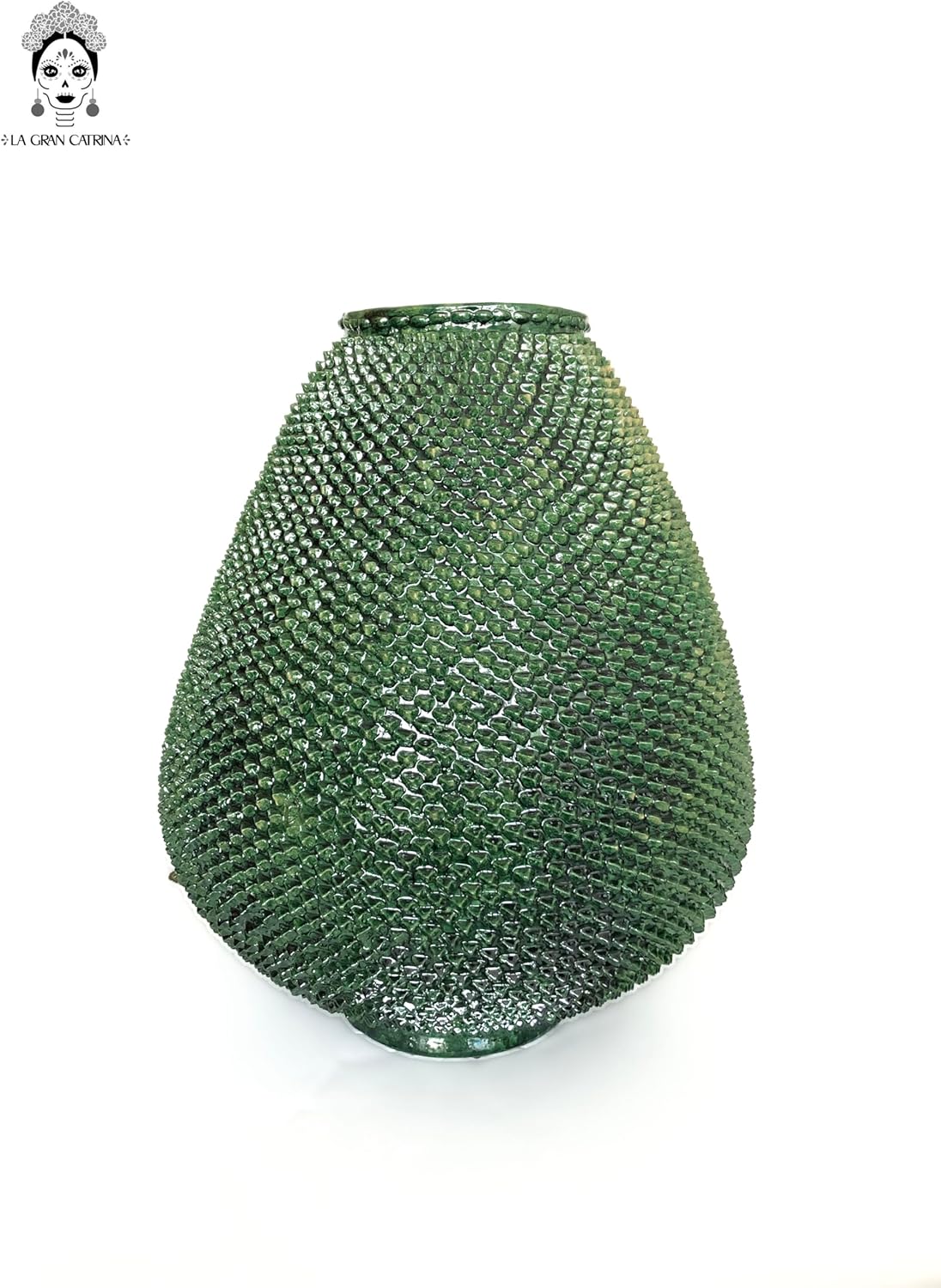 Michoacán Clay Pineapple - Green - 40 in. - Made to Order Juan Gtz