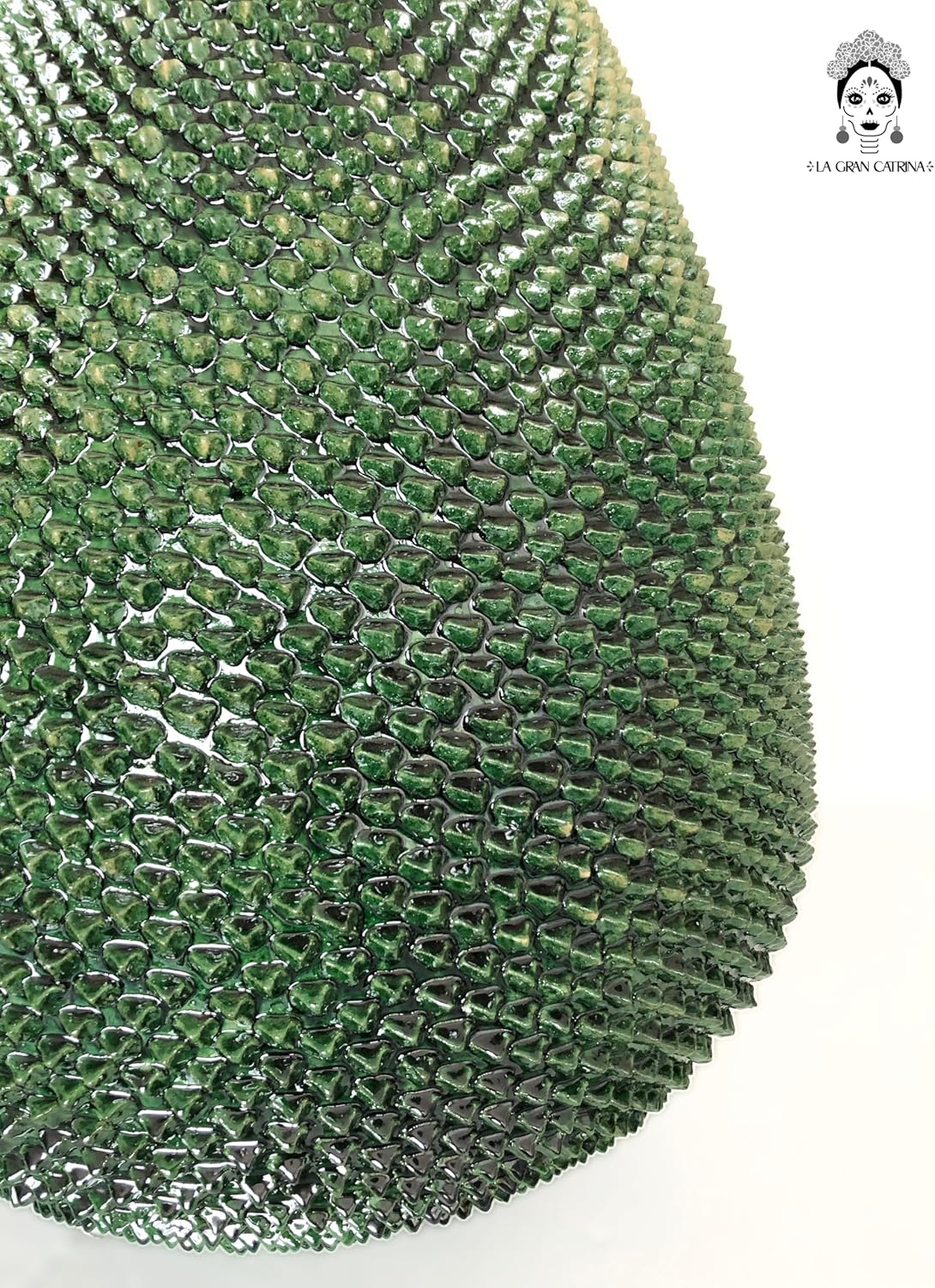 Michoacán Clay Pineapple - Green - 40 in. - Made to Order Juan Gtz