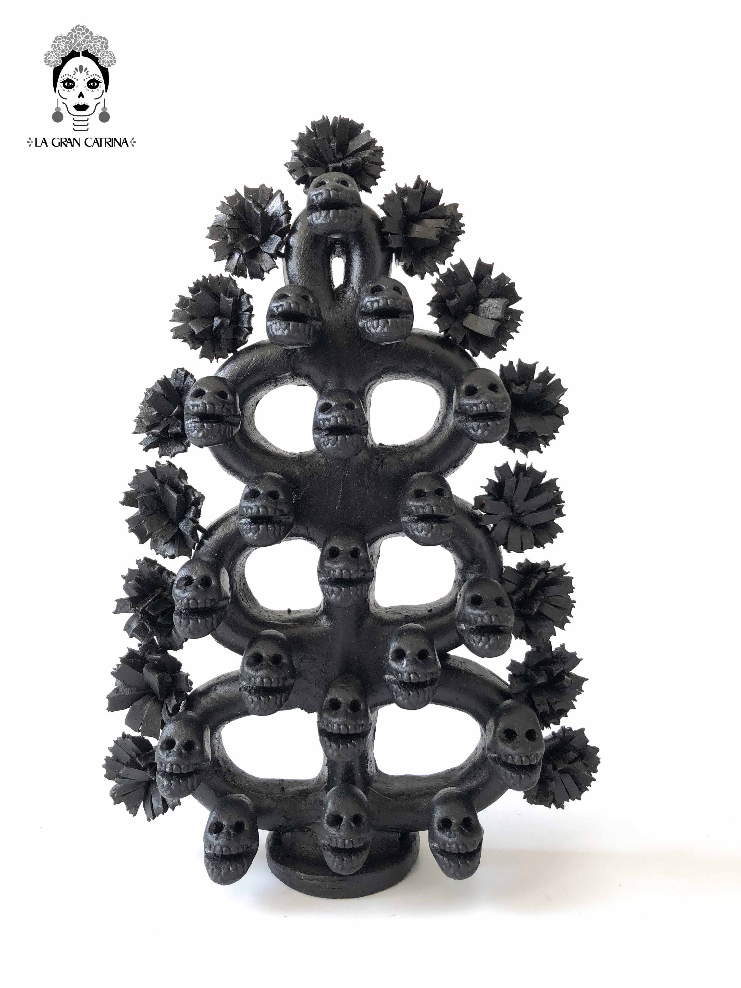 Offering black Day of the Dead Lizbeth Cruces