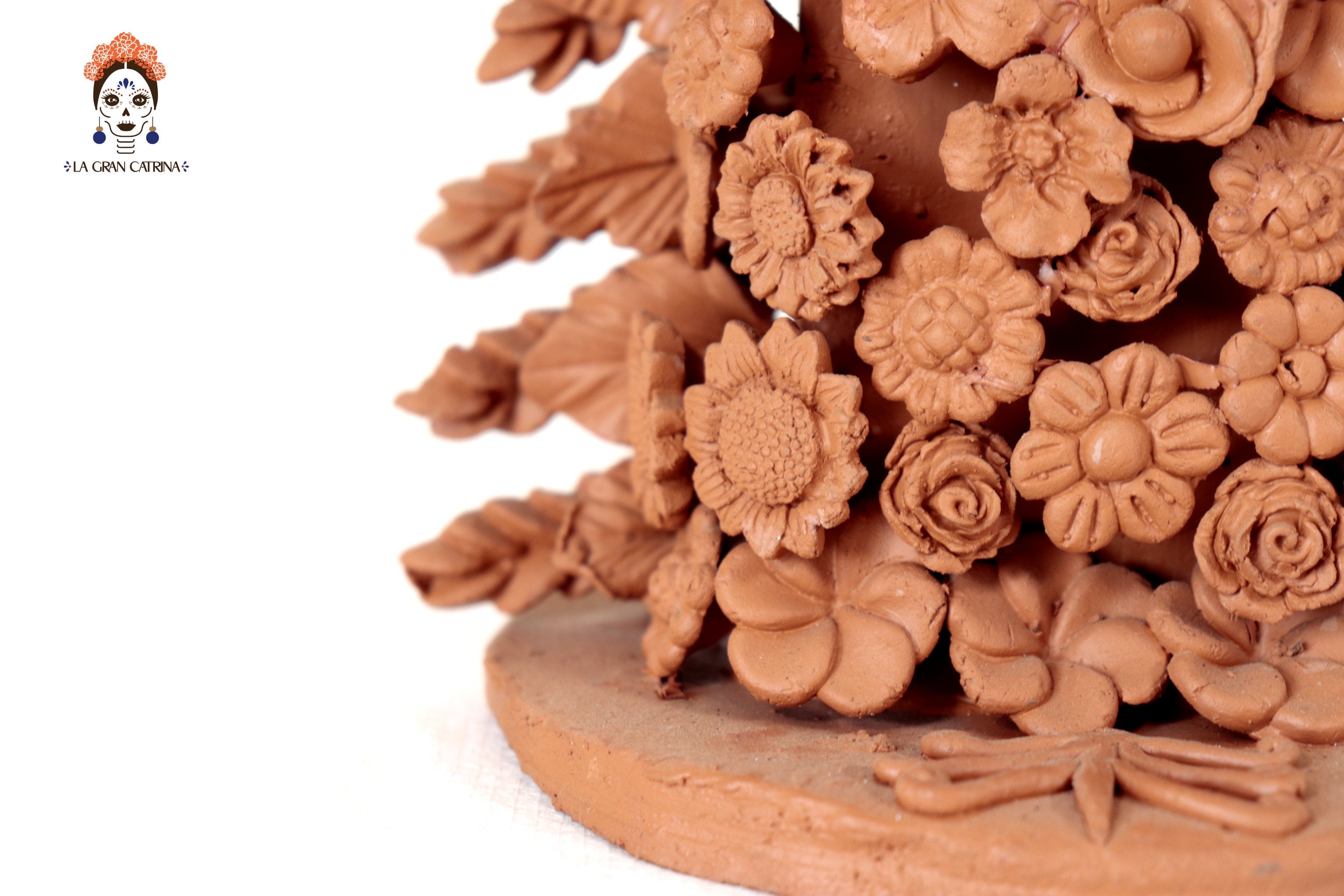 Tree of Life of Natural Clay - 12 in. Jose Santiago Capula
