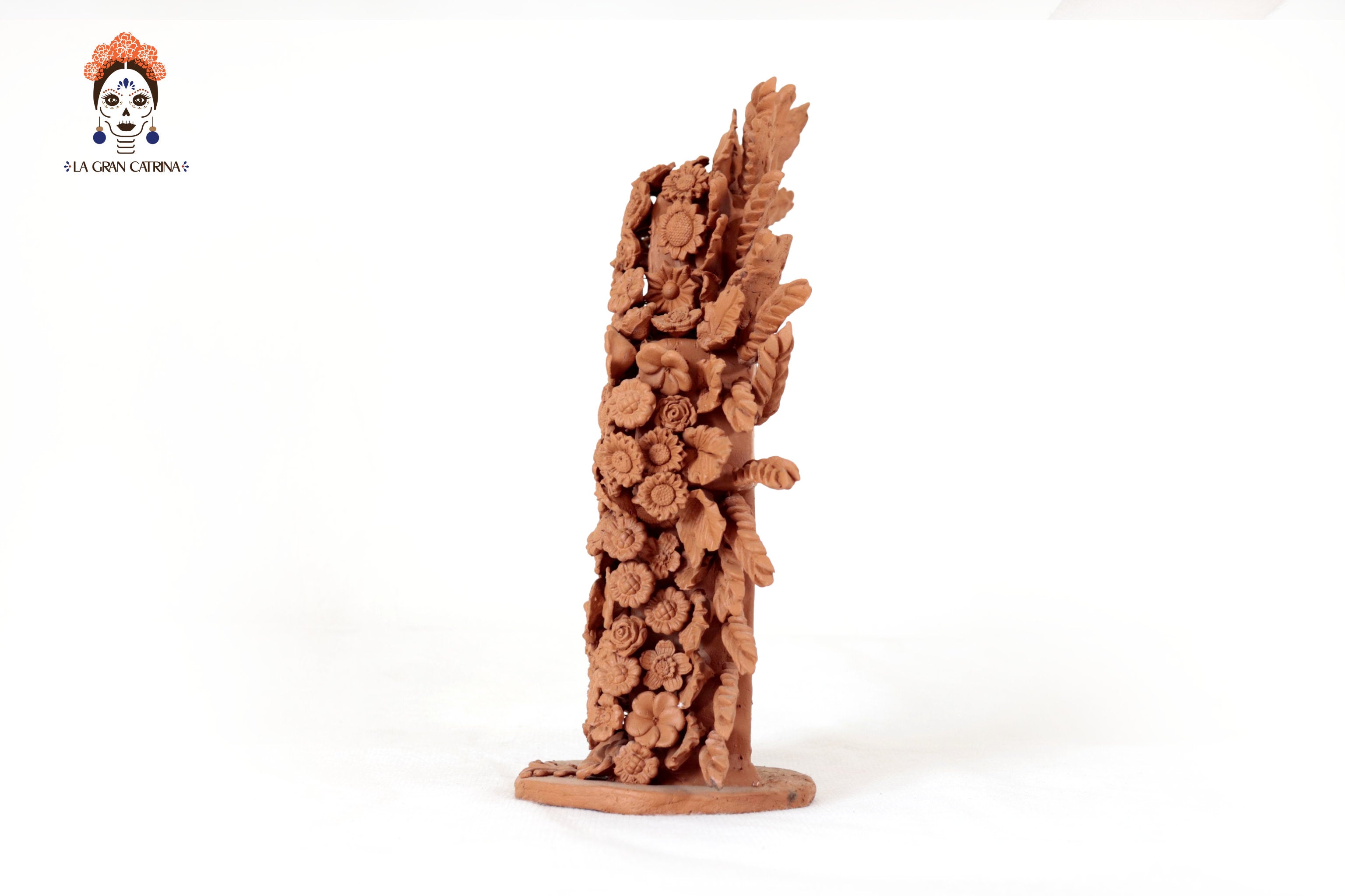 Tree of Life of Natural Clay - 12 in. Jose Santiago Capula