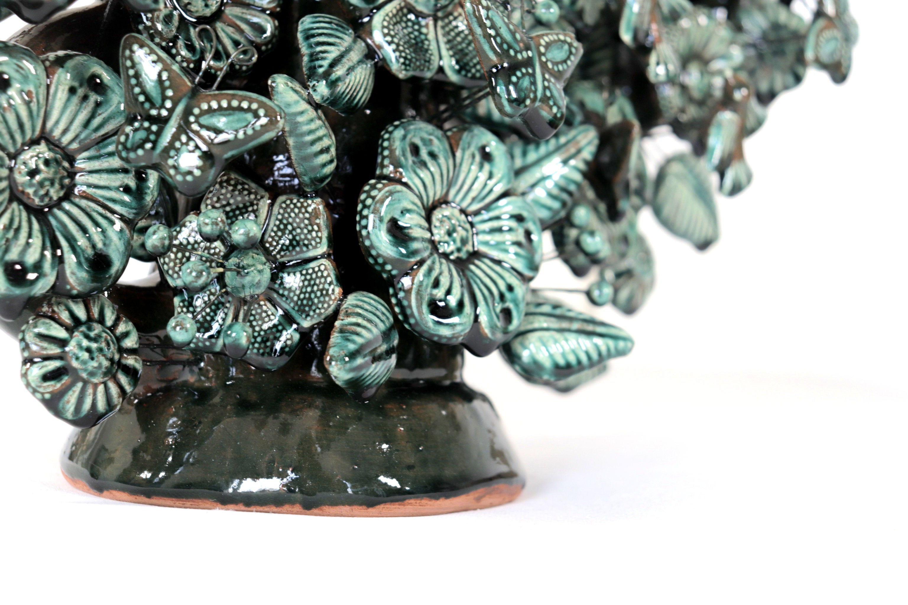 Tree of Life green glazed - 21.6 in. Montoya