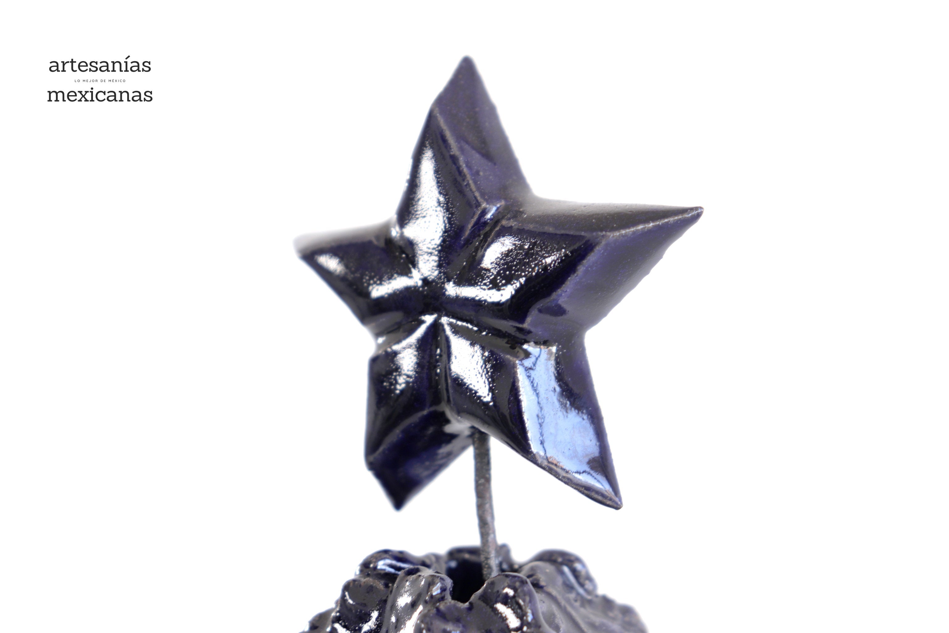 Tree navideño blue for candledora - 13.7 in. Tiru