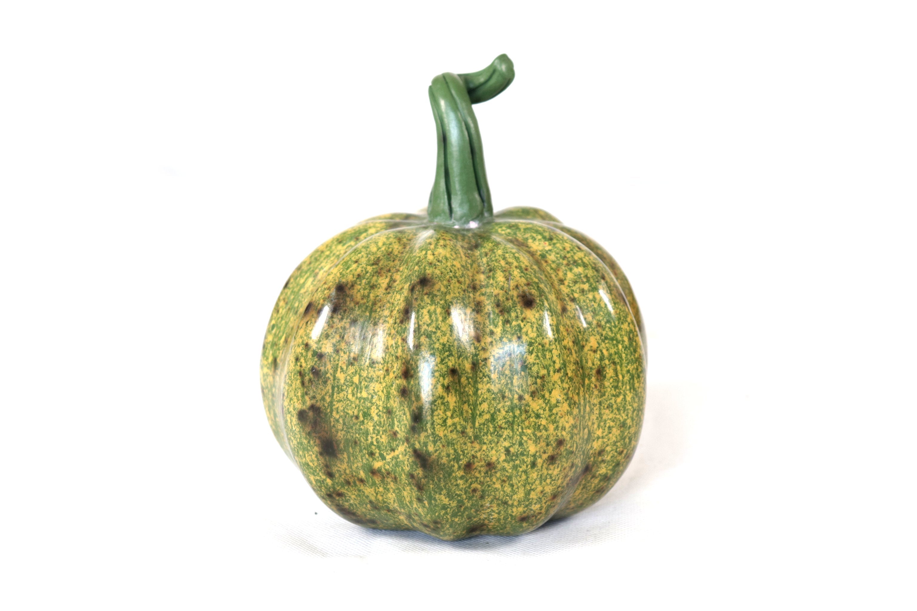 Set 3 Pumpkins Handcrafted Decorative Greens - 8.7 in. Trejo