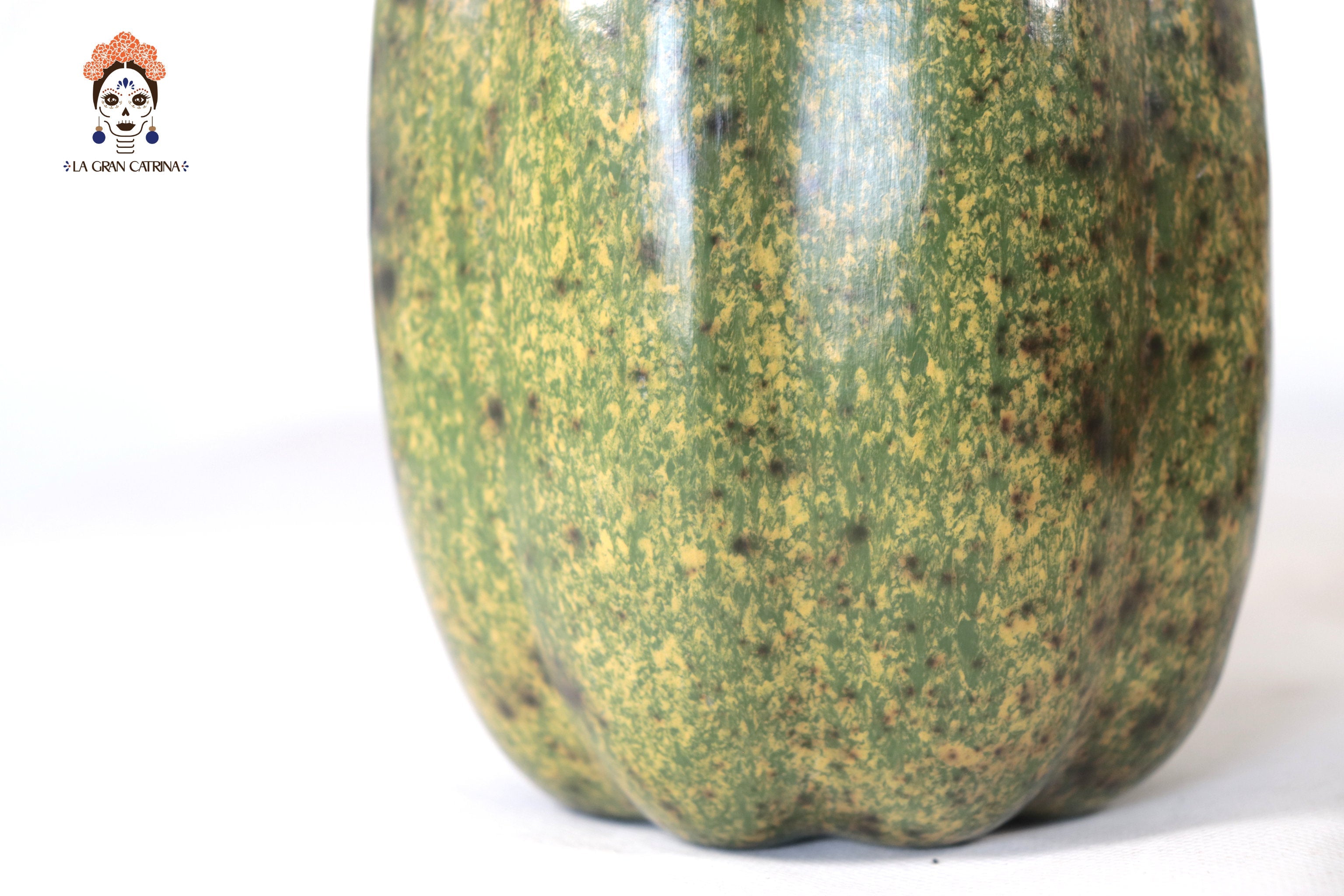 Set 3 Pumpkins Handcrafted Decorative Greens - 8.7 in. Trejo