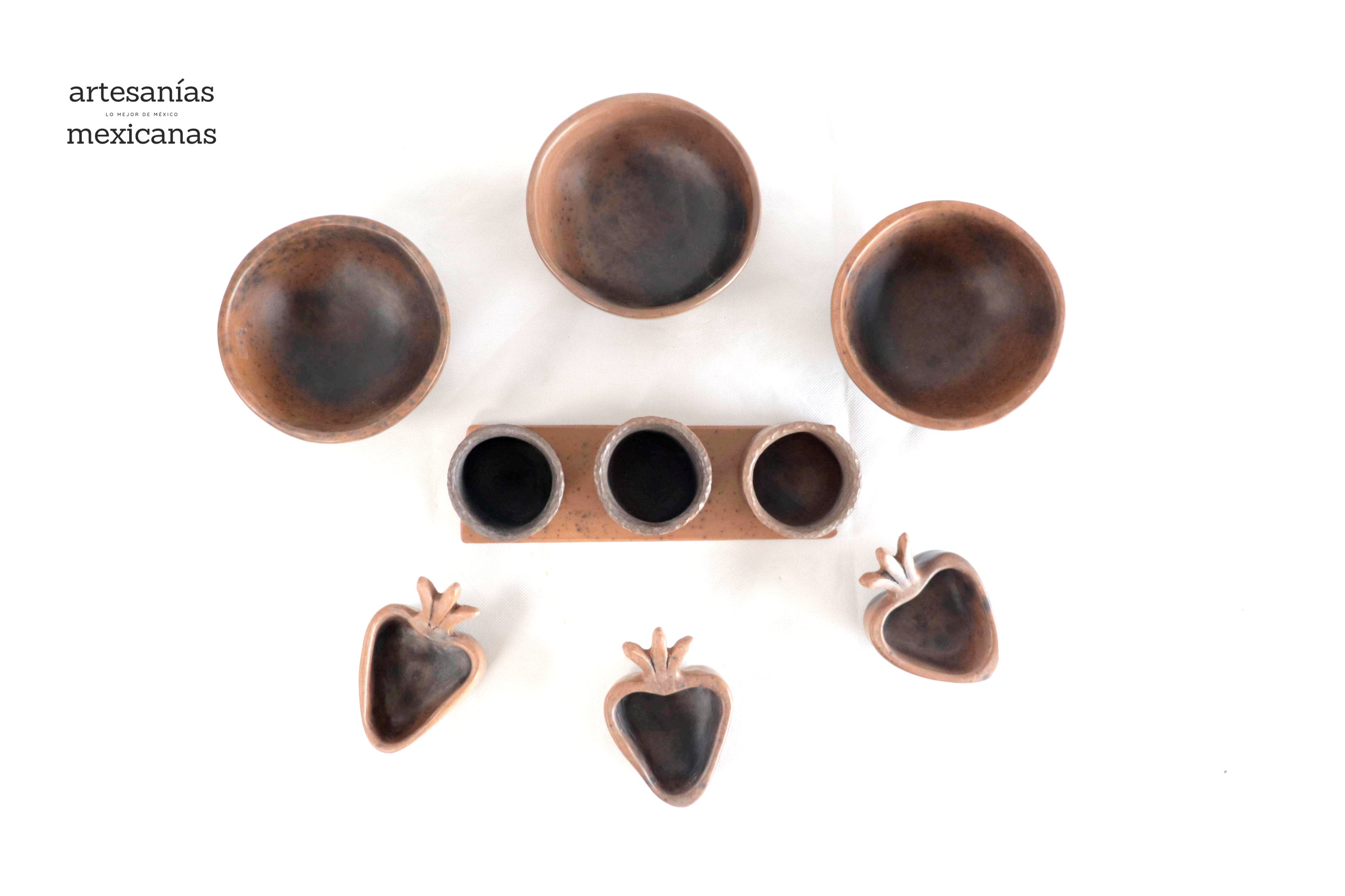 Set of vasos, caballitos and heartes Clay Trejo