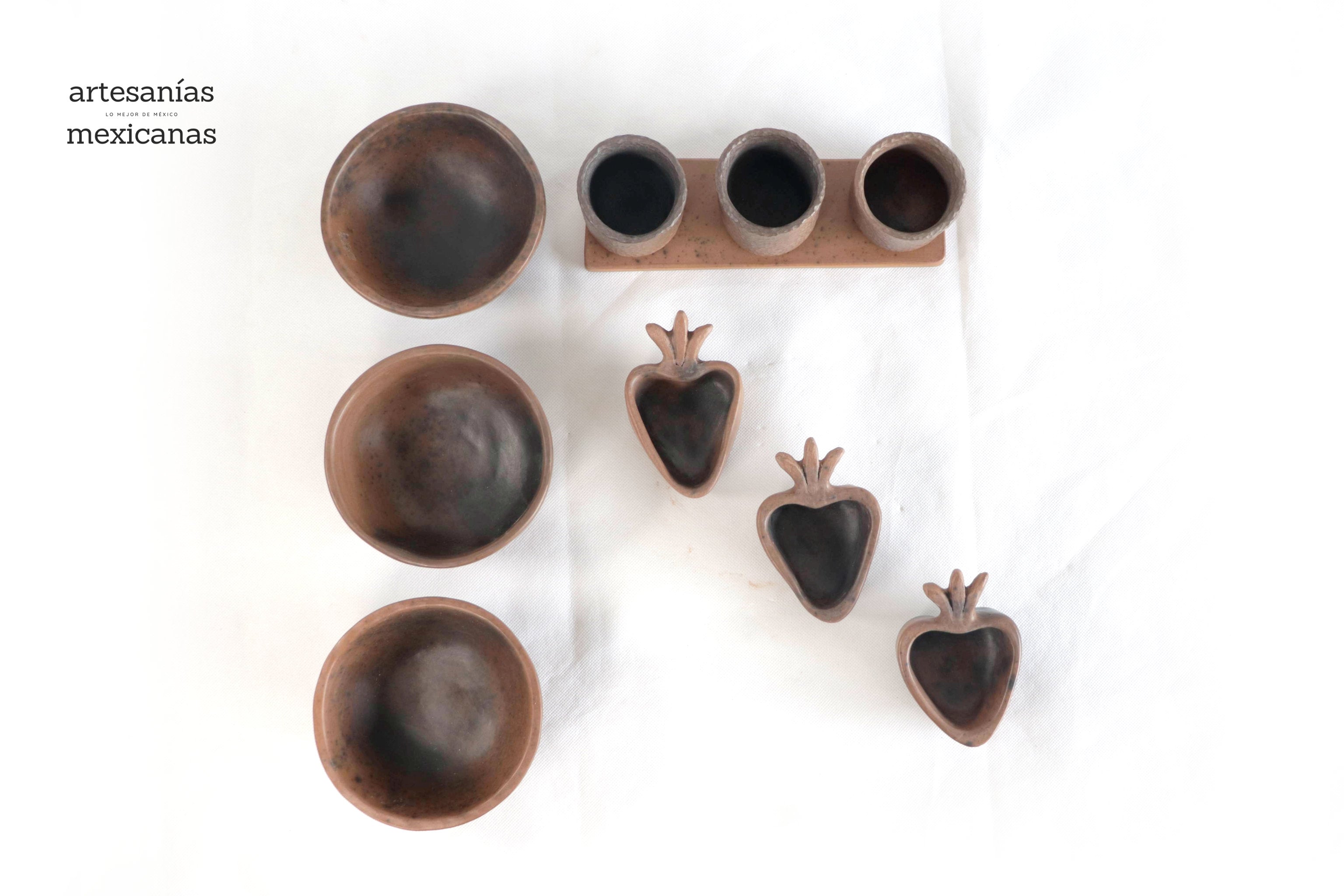 Set of vasos, caballitos and heartes Clay Trejo