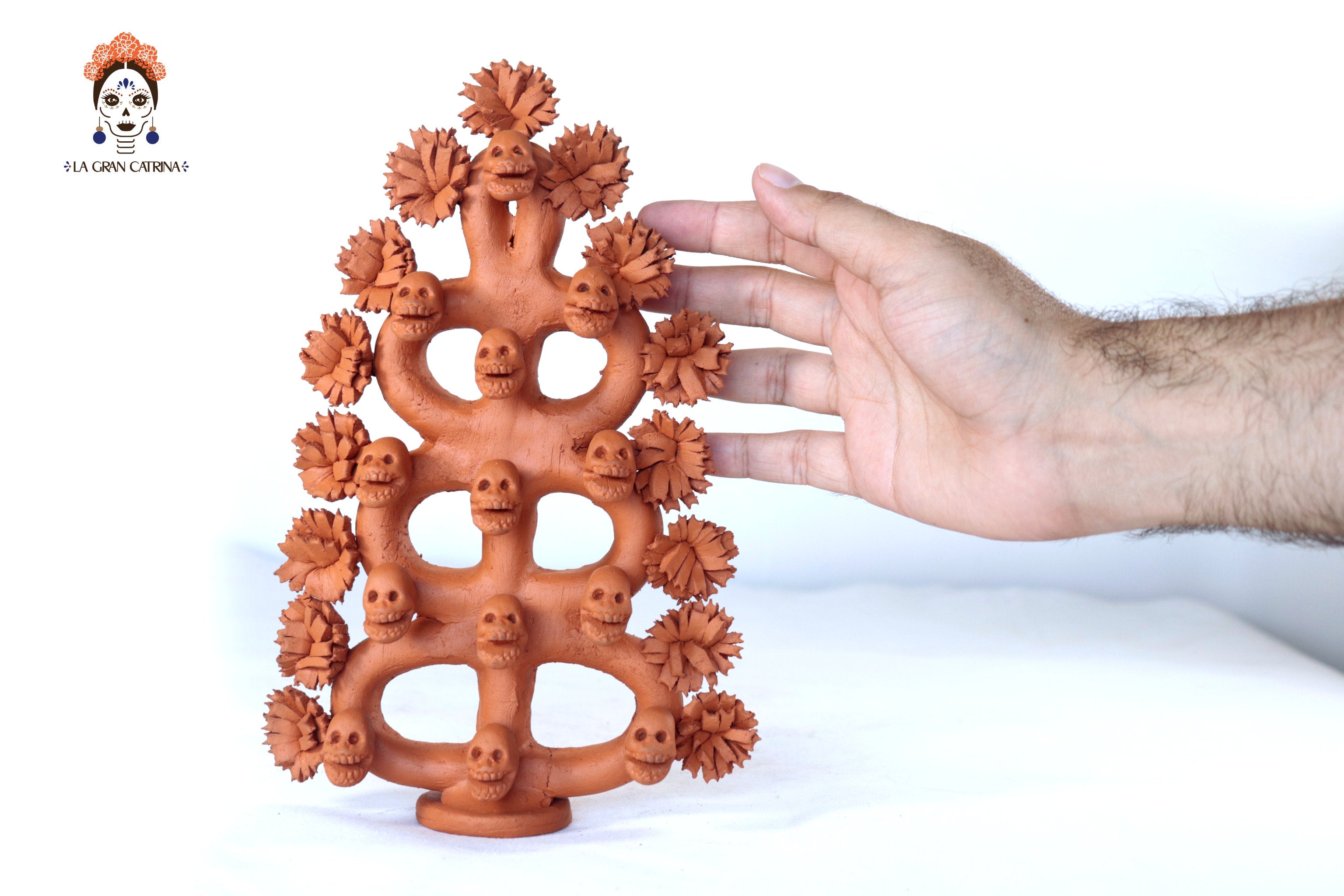 Tree of Life - Natural Clay - 10.6 in. - Made to Order Lizbeth Cruces