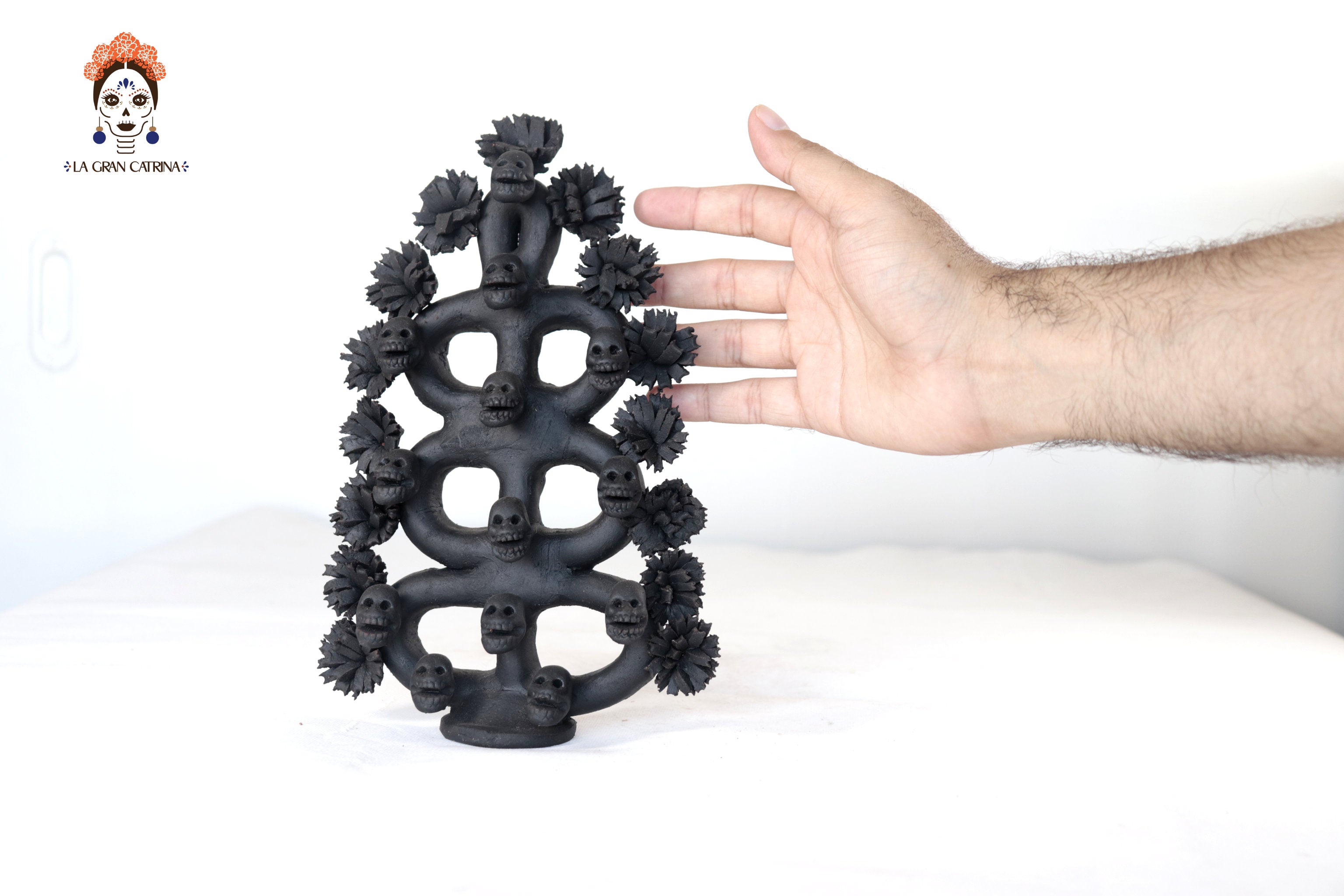 Tree of Life - Black - 10.6 in. Lizbeth Cruces