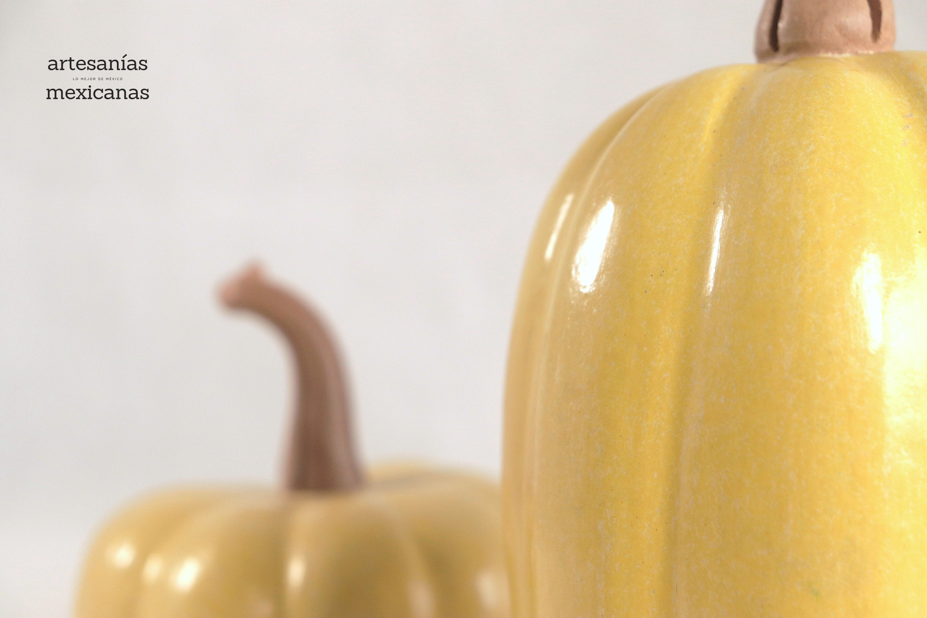 Set of 3 Pumpkins yellow Trejo