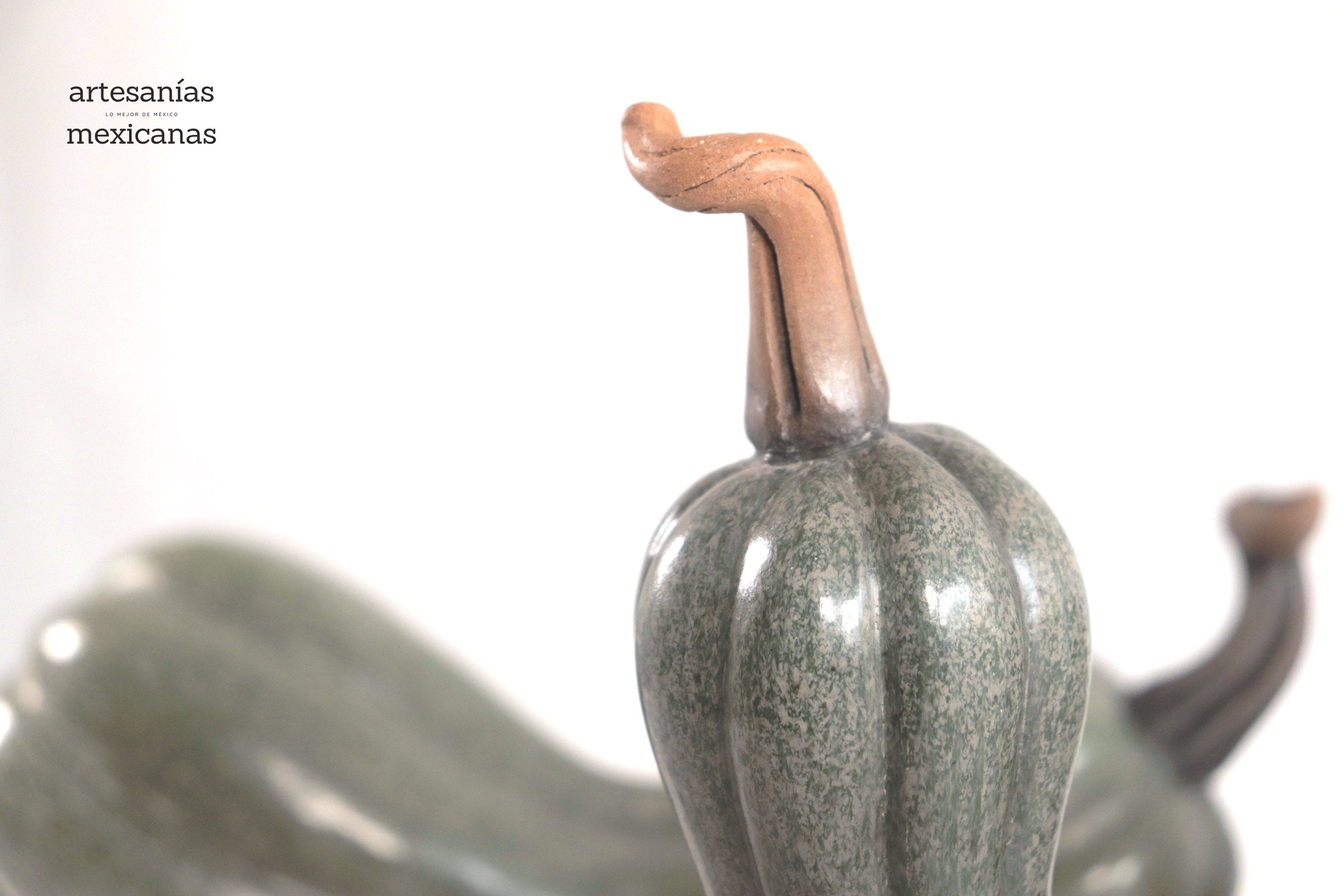 Set of 3 Pumpkins green grayish Trejo