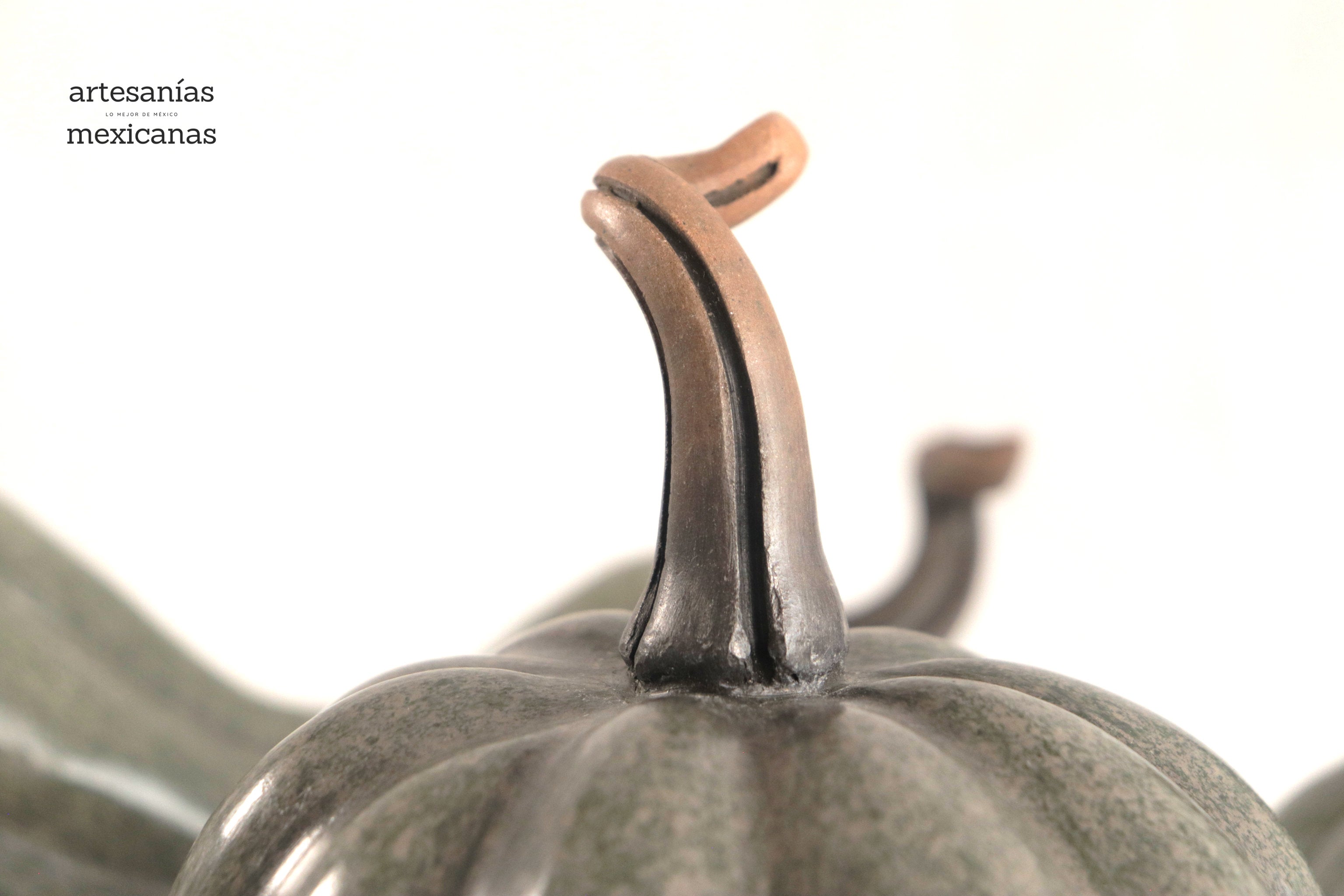 Set of 3 Pumpkins green grayish Trejo