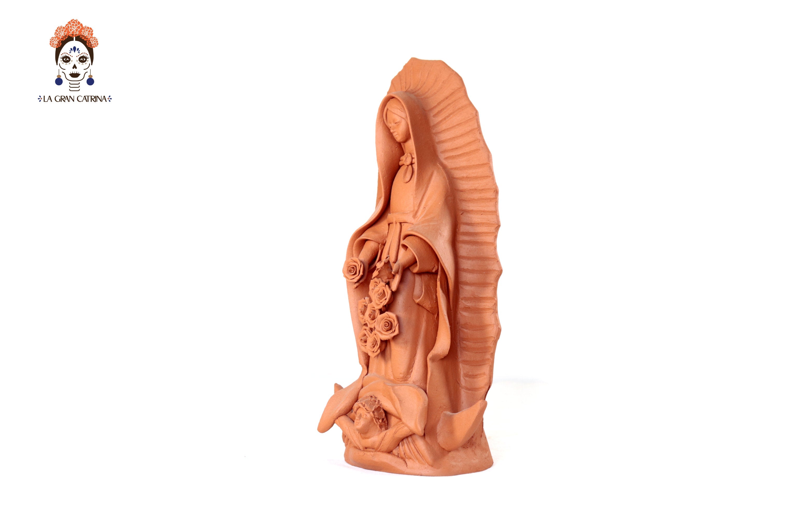 Virgin of Guadalupe - Natural Clay - 11.8 in. Montoya