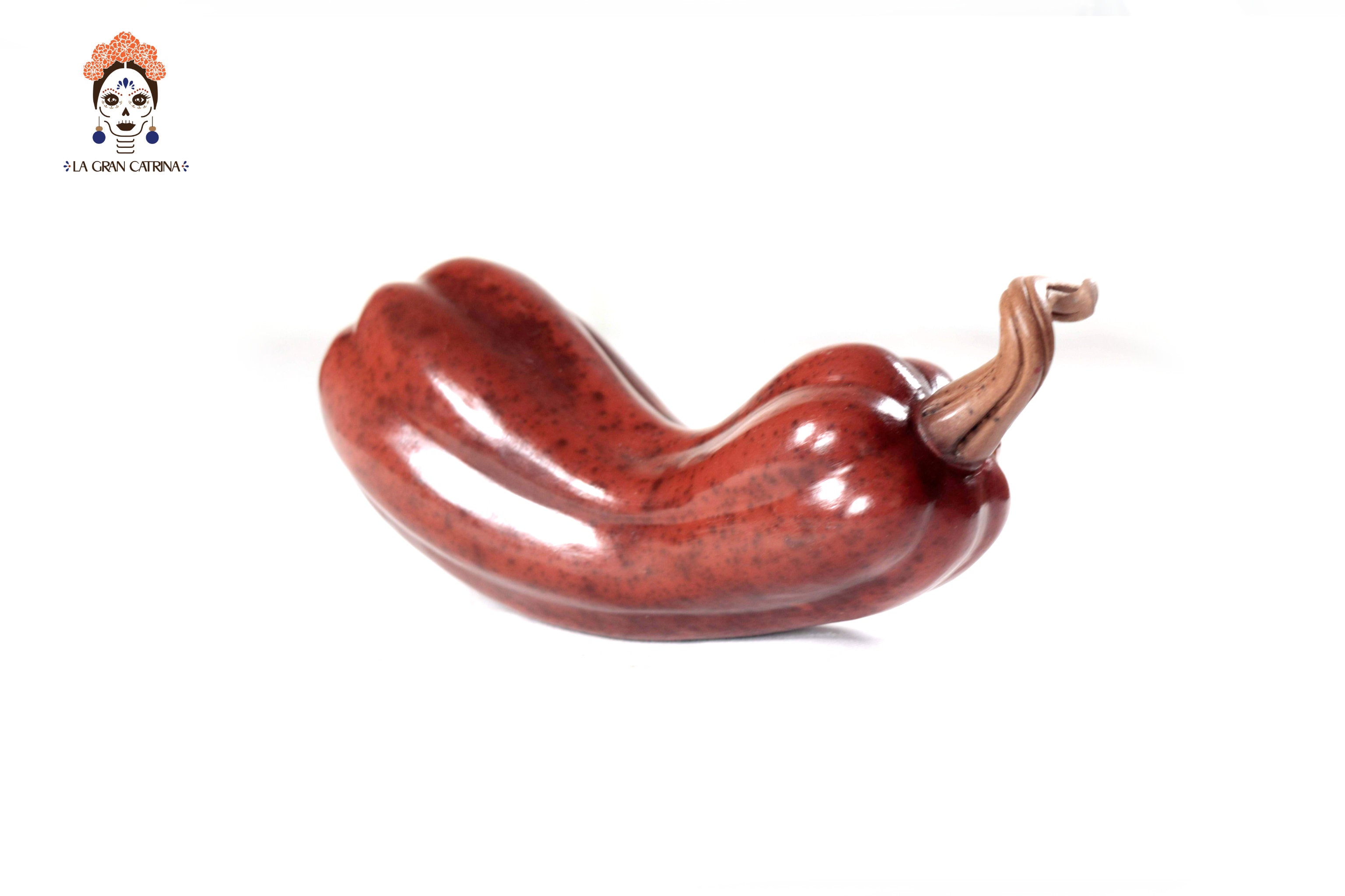 Set of 3 Pumpkins reddish - 9.8 in. Trejo