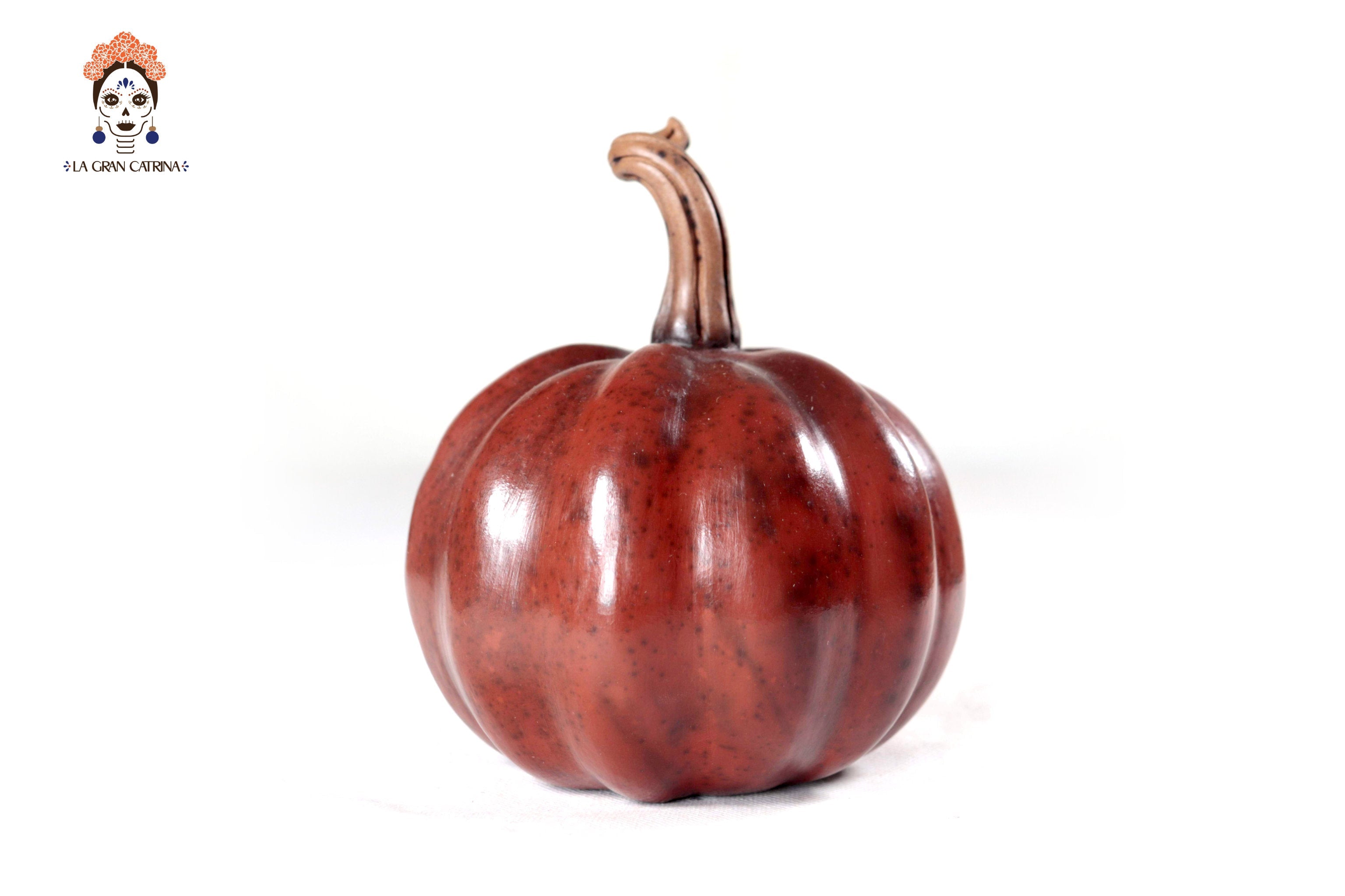 Set of 3 Pumpkins reddish - 9.8 in. Trejo