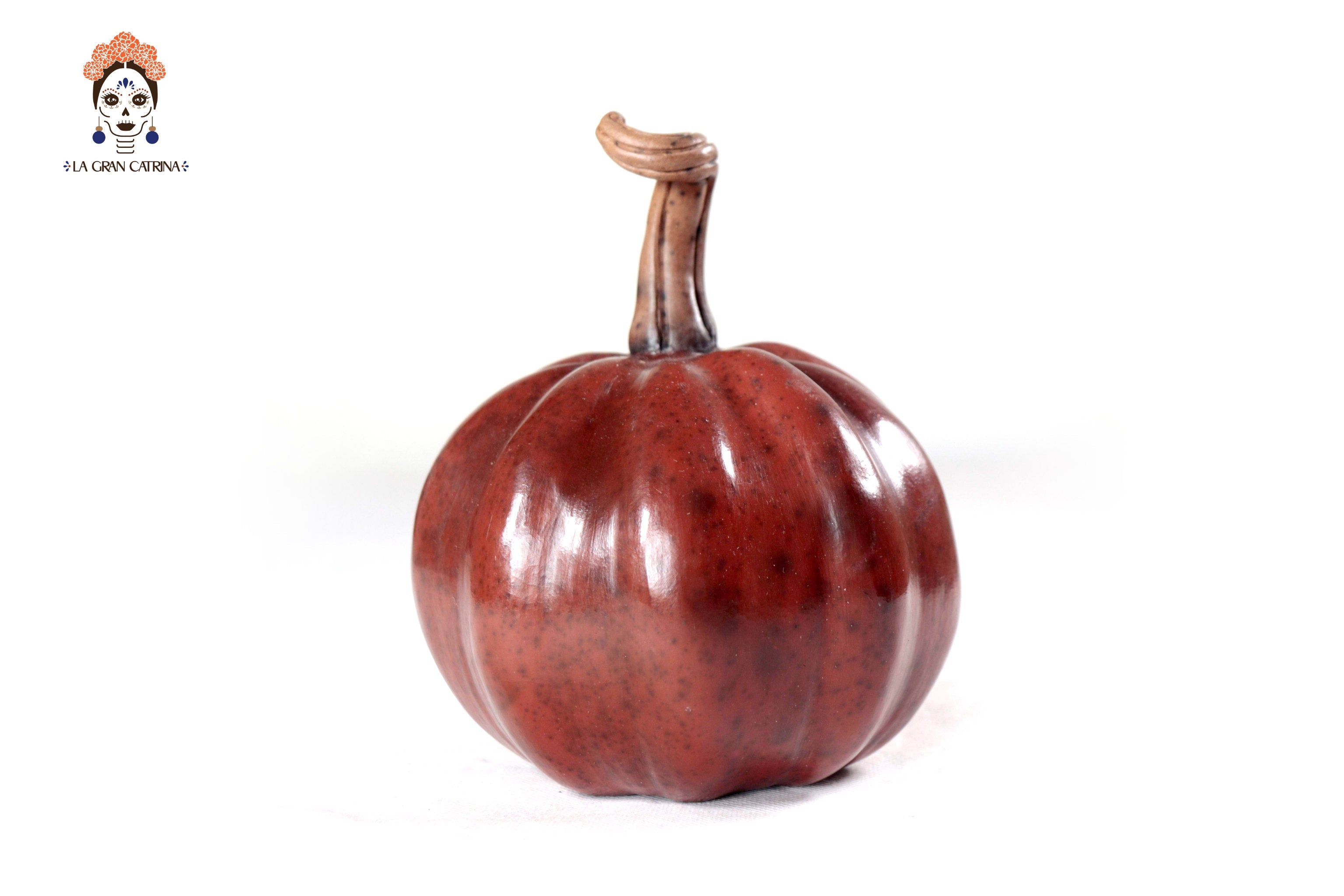 Set of 3 Pumpkins reddish - 9.8 in. Trejo