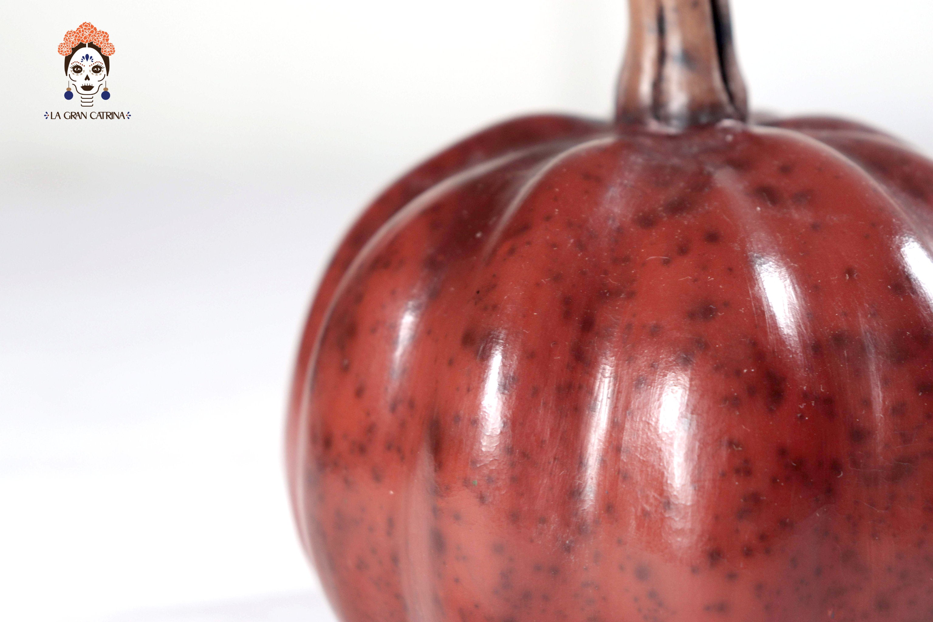 Set of 3 Pumpkins reddish - 9.8 in. Trejo