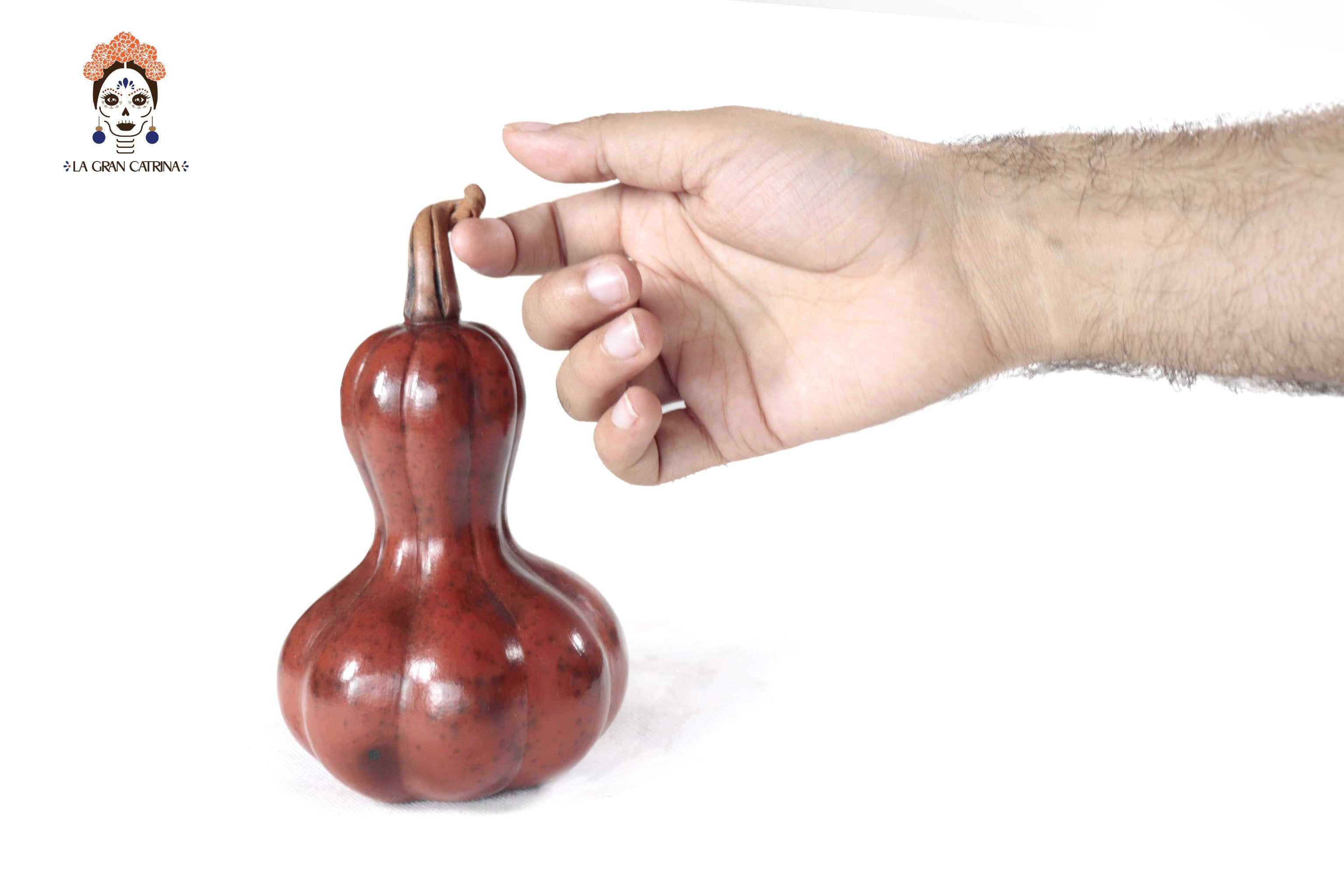 Set of 3 Pumpkins reddish - 9.8 in. Trejo