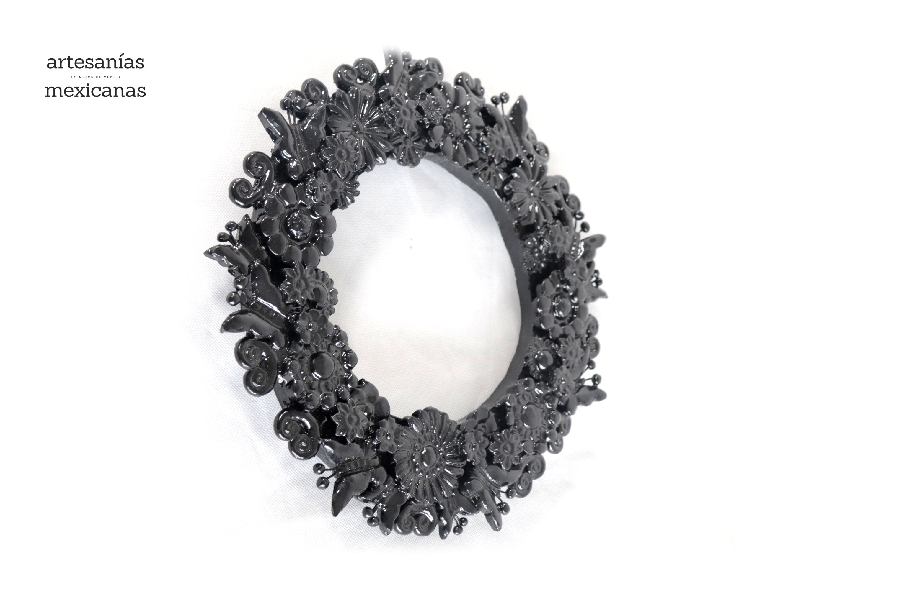 Crown black - Glazed Clay - 13 in. Tereri