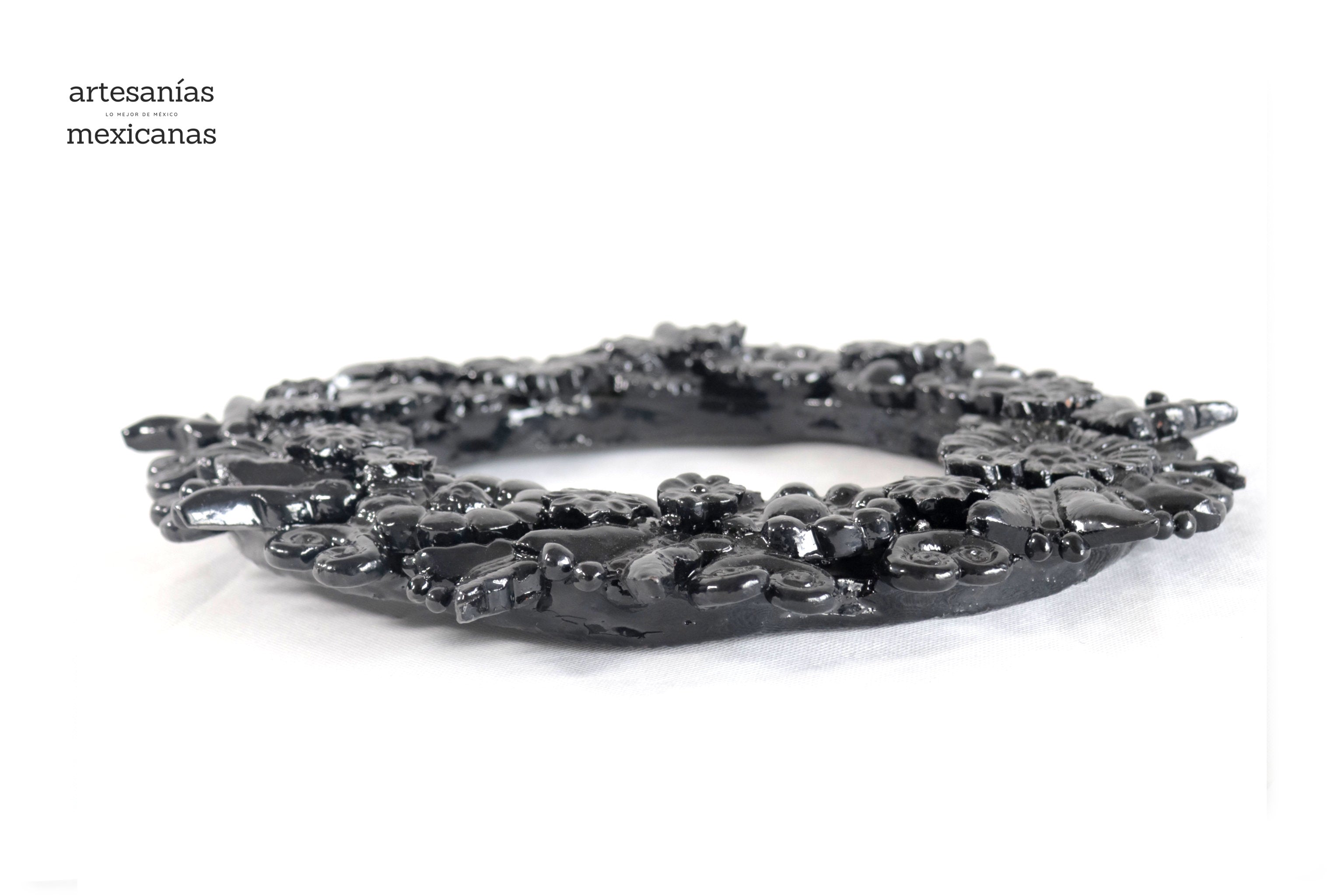 Crown black - Glazed Clay - 13 in. Tereri
