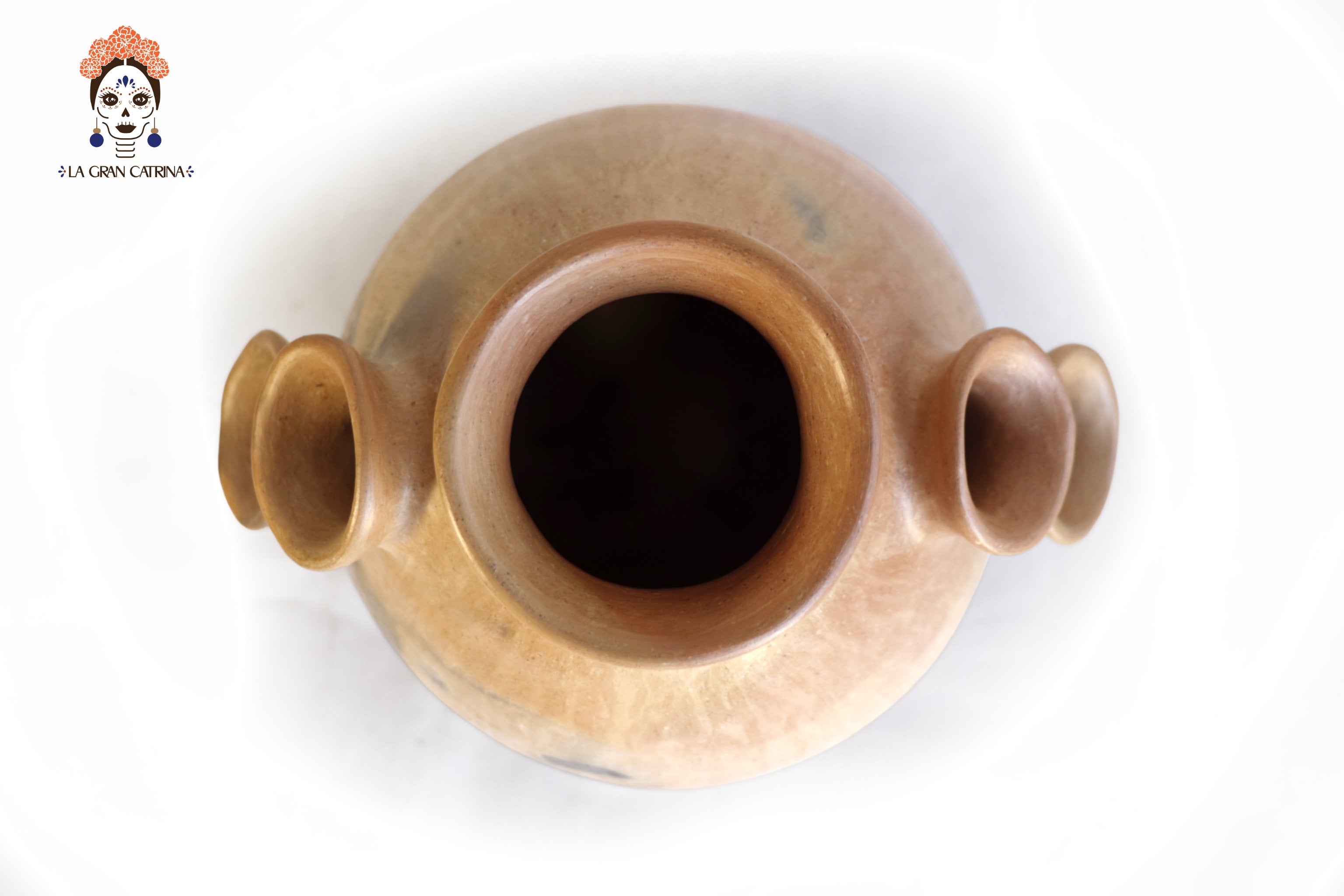 Vessel Ancestral Mixe with 7 openings - 11.8 in. Silvia Mixe