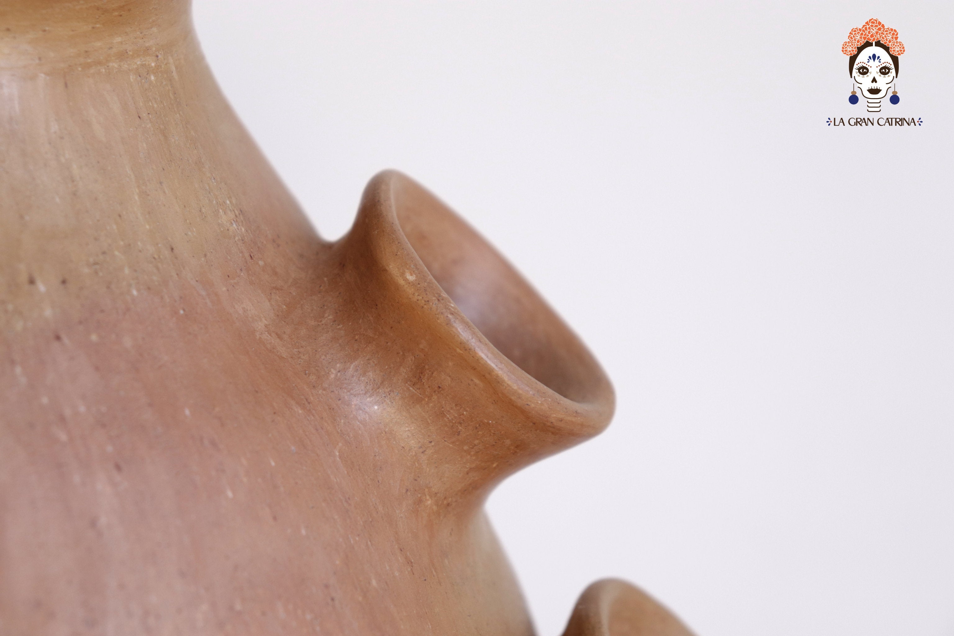 Vessel Ancestral Mixe with 7 openings - 11.8 in. Silvia Mixe