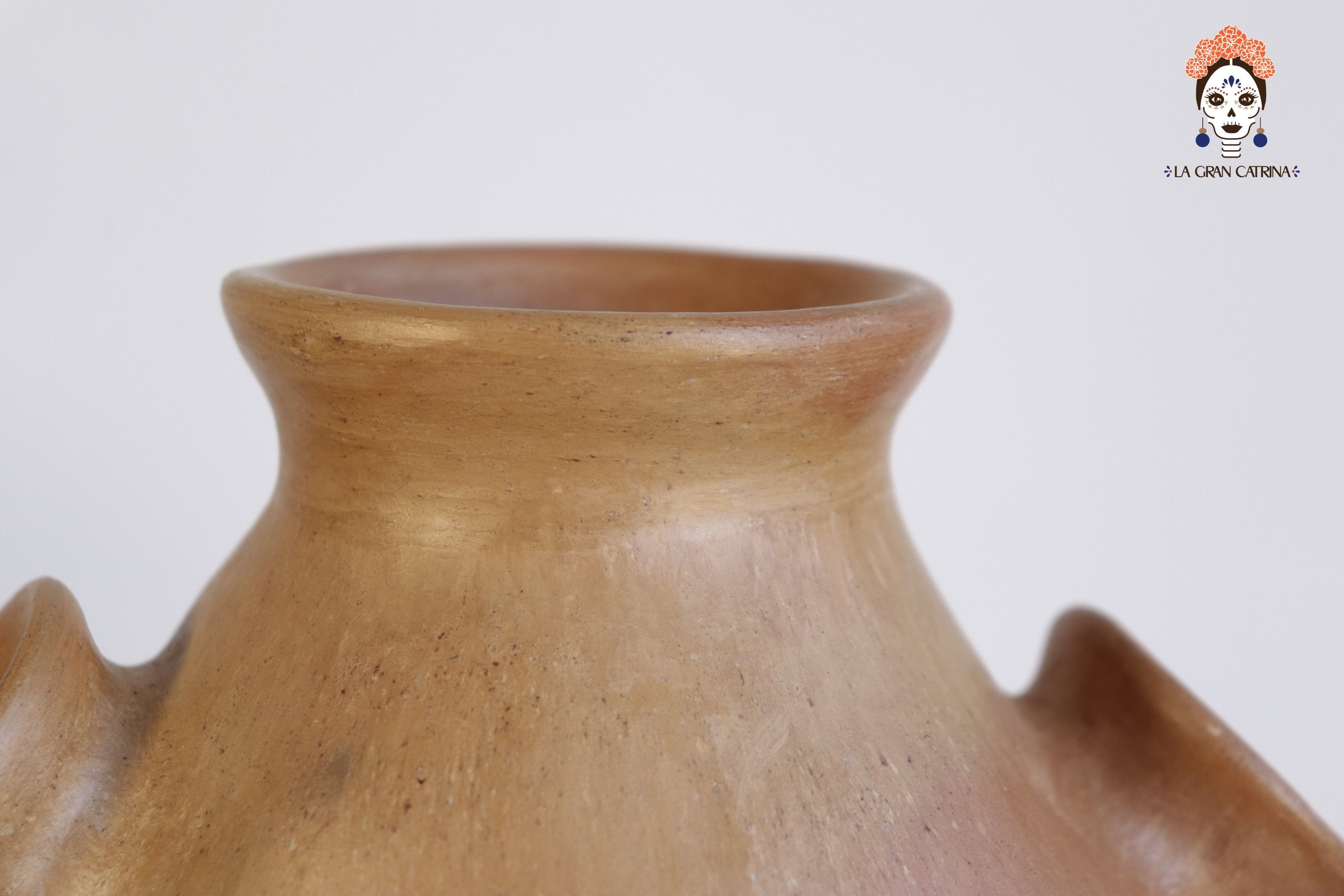 Vessel Ancestral Mixe with 7 openings - 11.8 in. Silvia Mixe