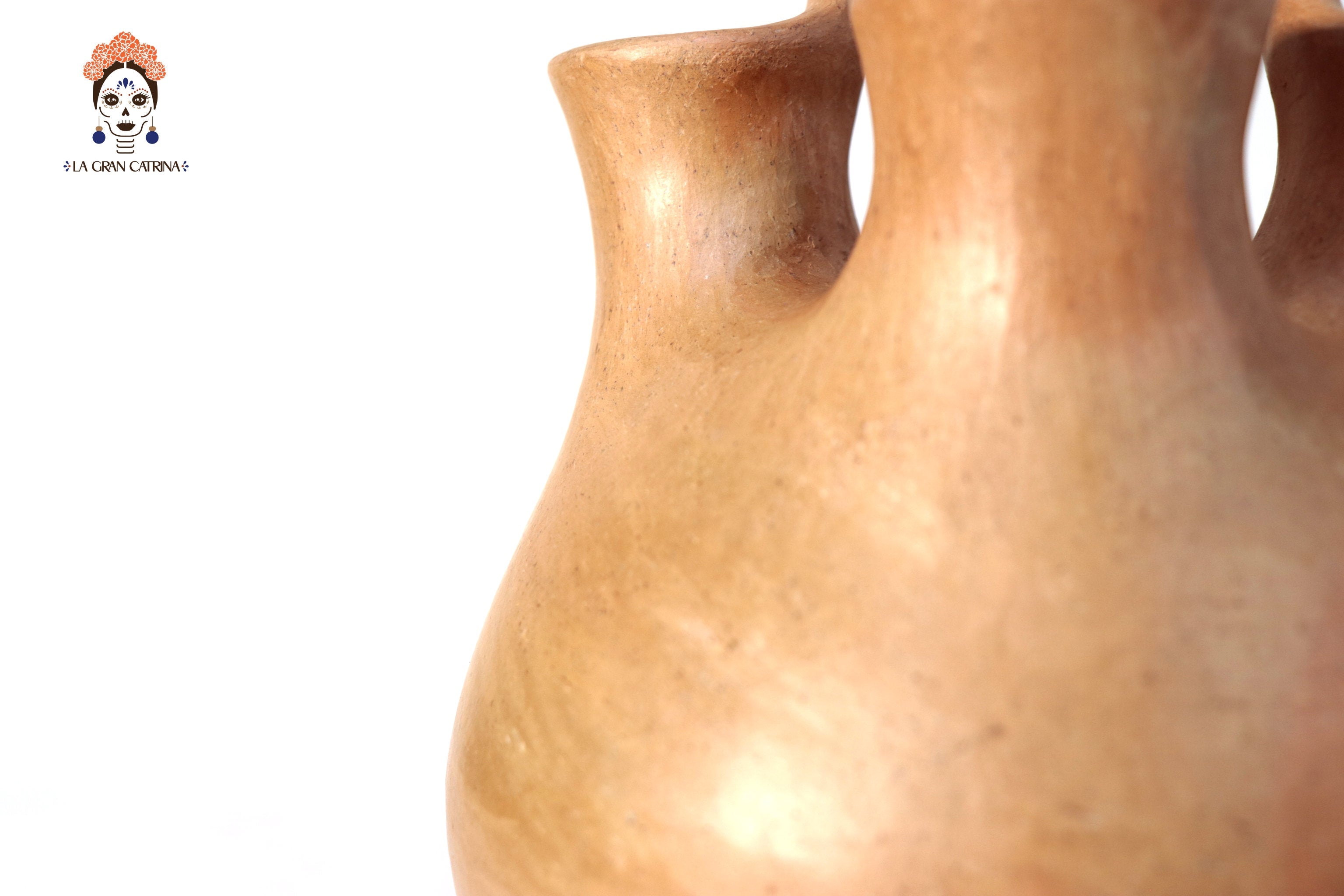 Vessel Ancestral Mixe with 4 openings - 9.4 in. Silvia Mixe