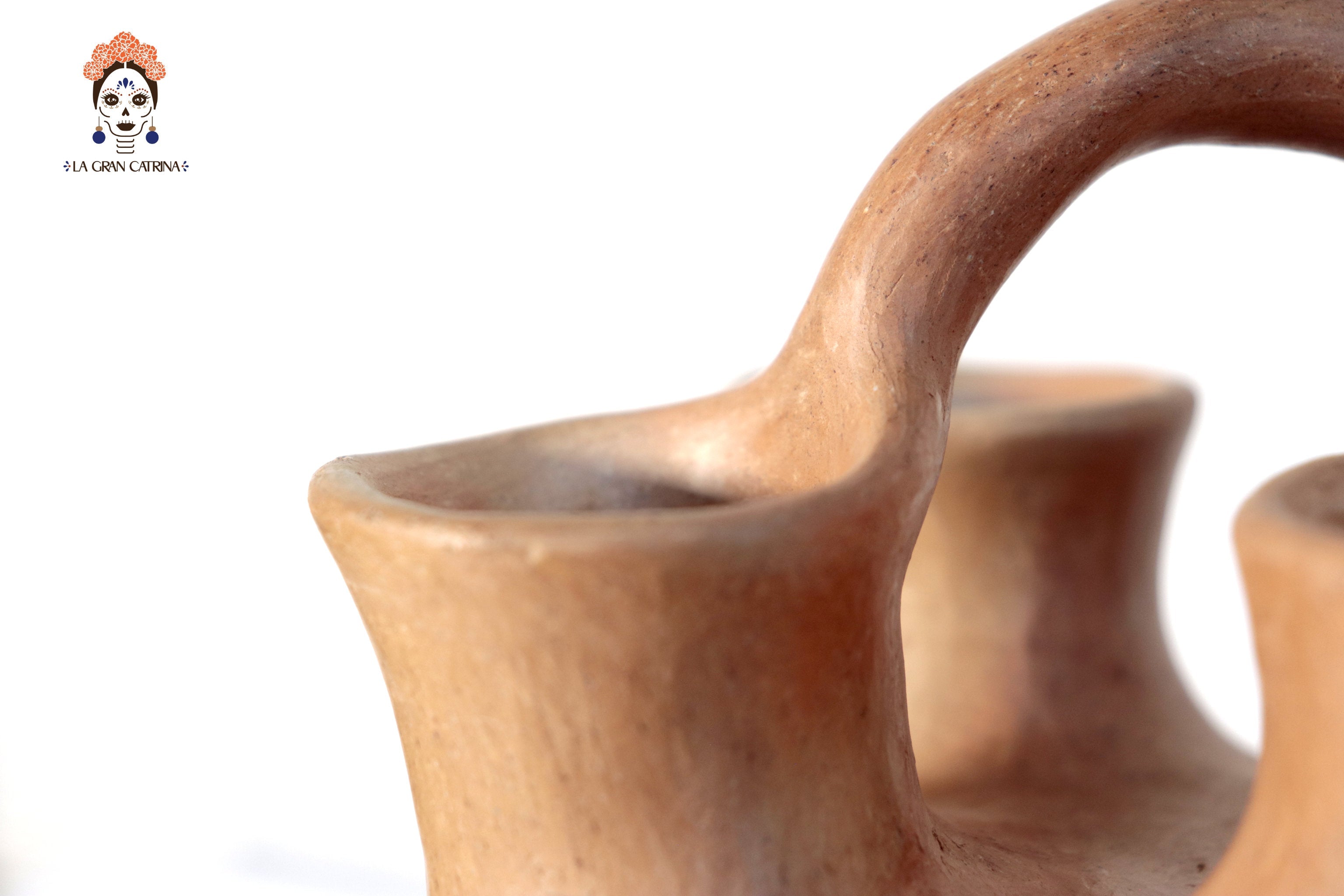 Vessel Ancestral Mixe with 4 openings - 9.4 in. Silvia Mixe