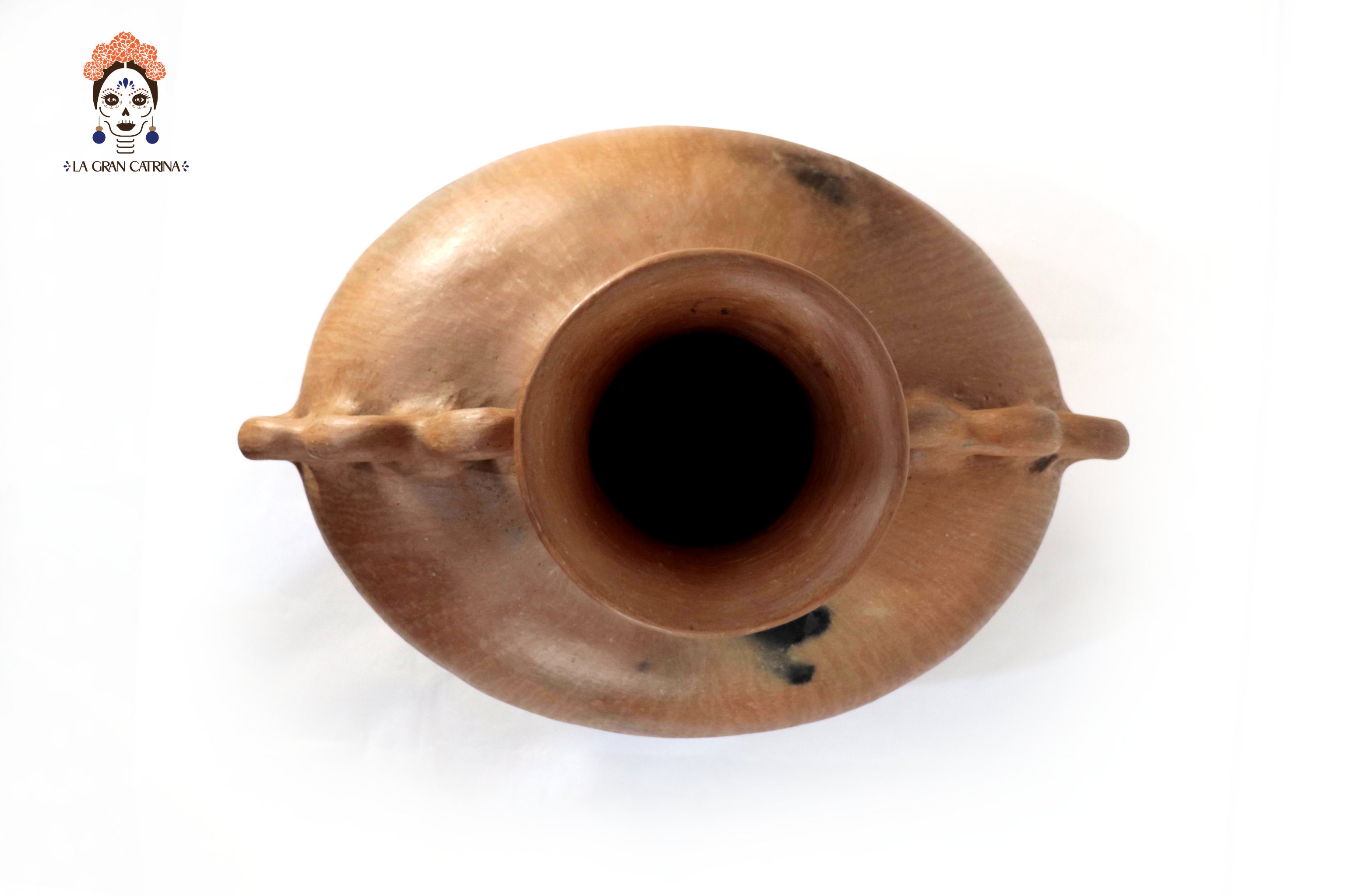 Vessel Ancestral Mixe with 6 handles - 13.3 in. Silvia Mixe