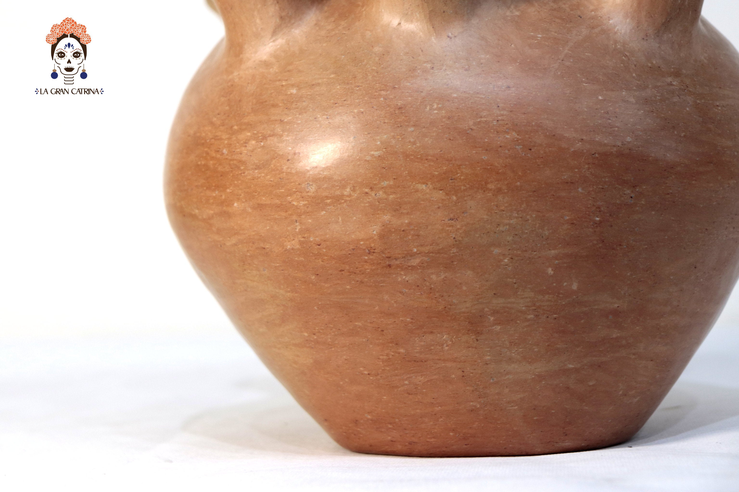 Vessel Ancestral Mixe with 8 openings - 10.6 in. Silvia Mixe