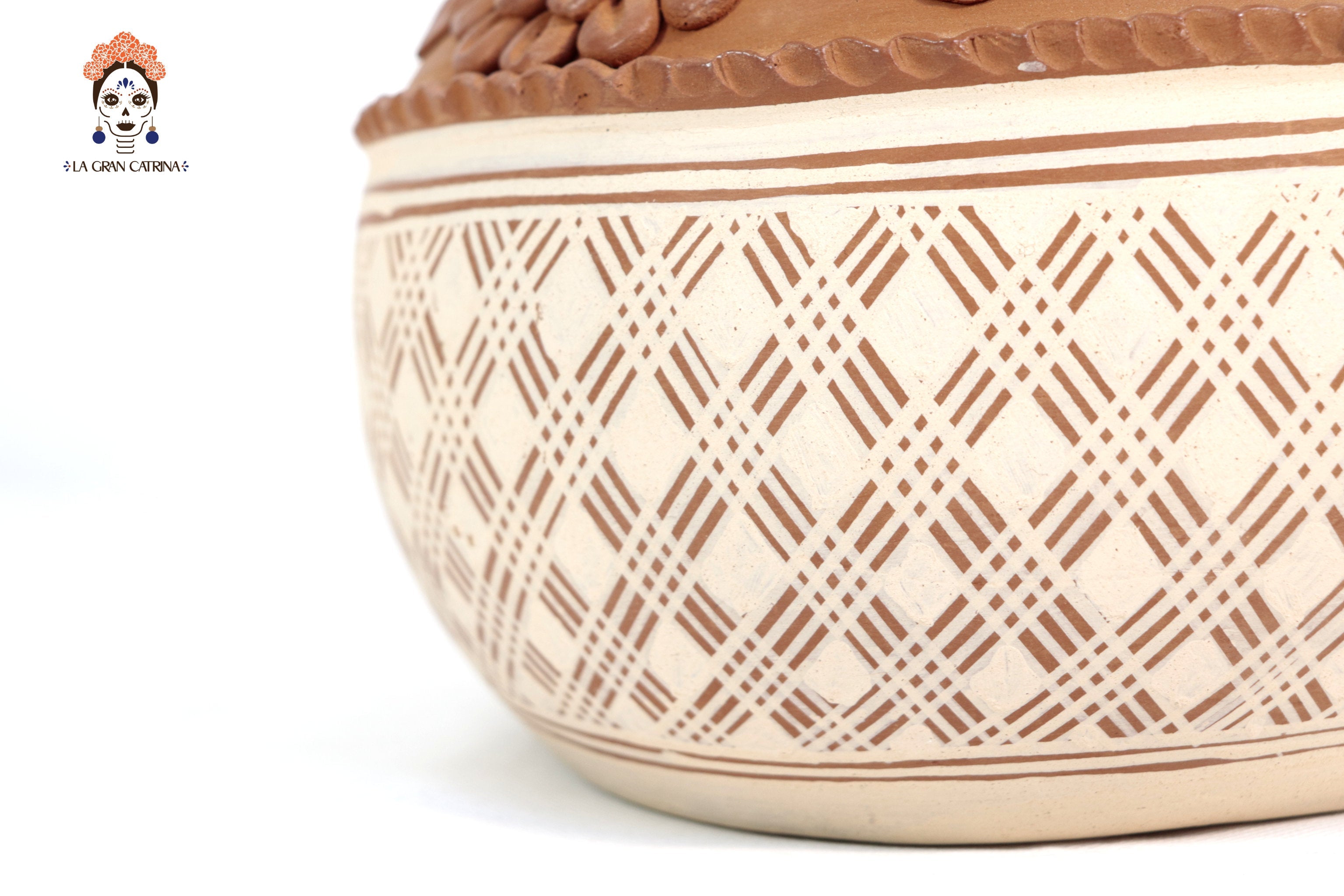 Vase Flower Clay - Patamban - 9.8 in. Patamban