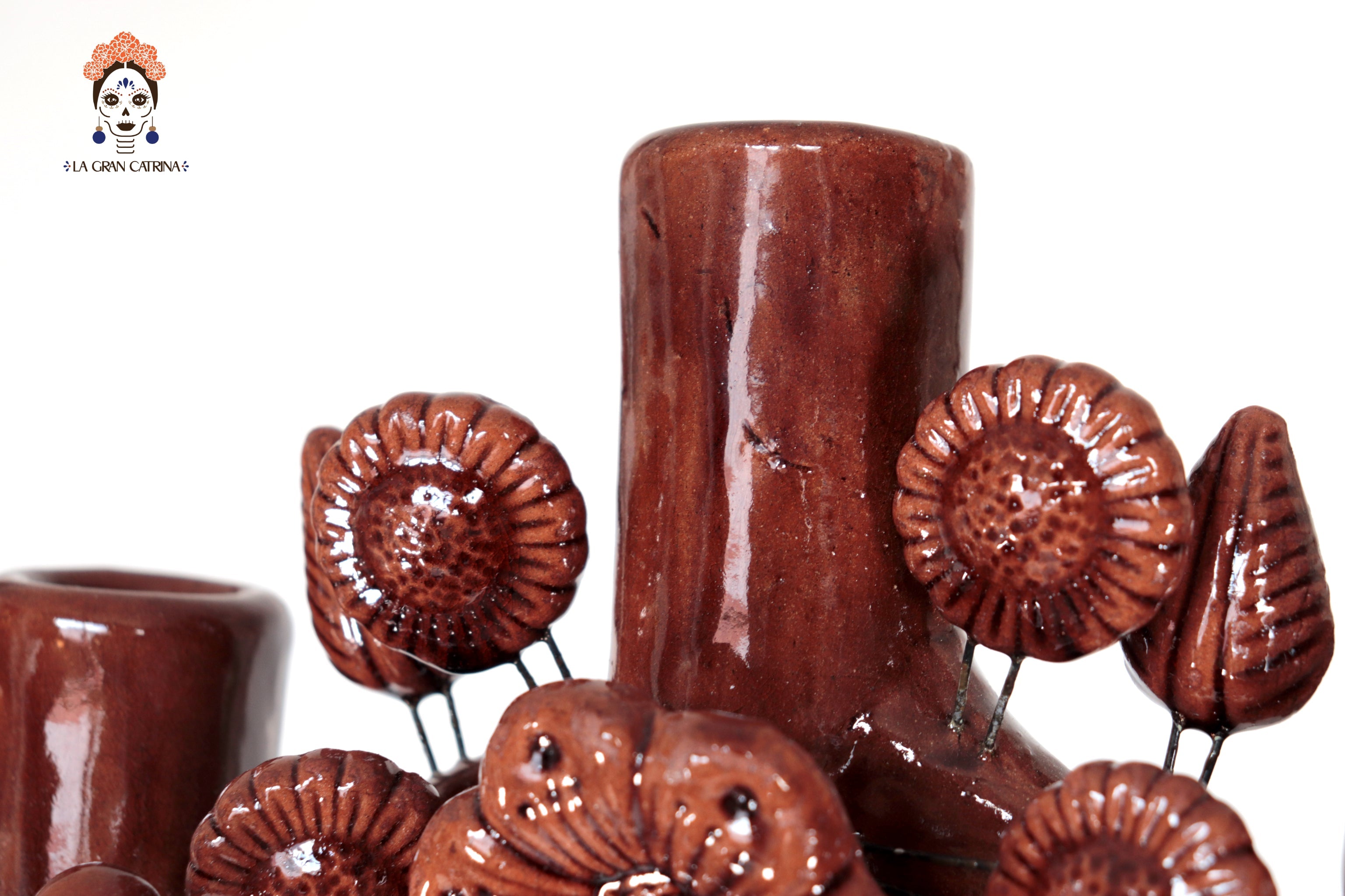 Tree of Life Brown - Glazed Clay - 24.4 in. - Made to Order Montoya