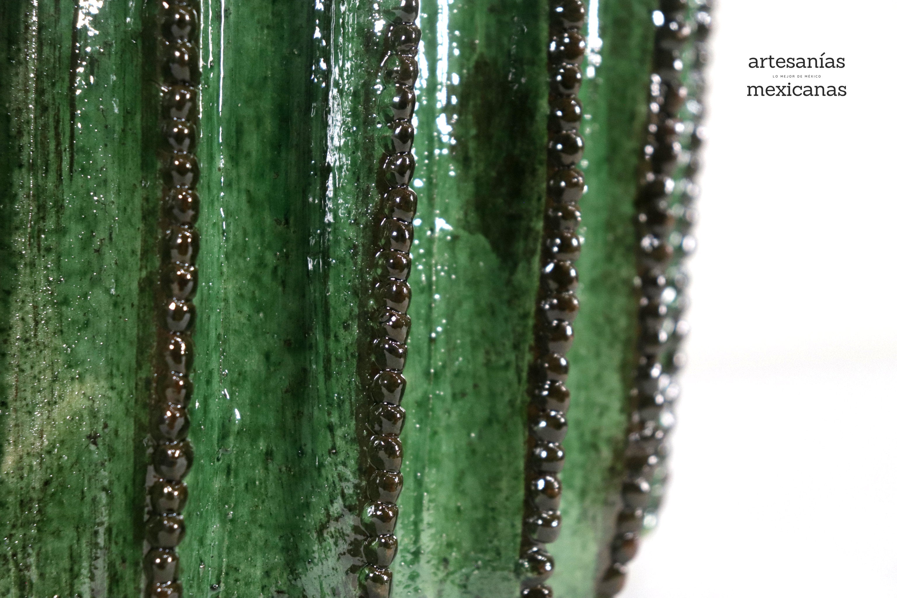Cactus Glazed Clay 17.1 in. - Planter Juan Gtz