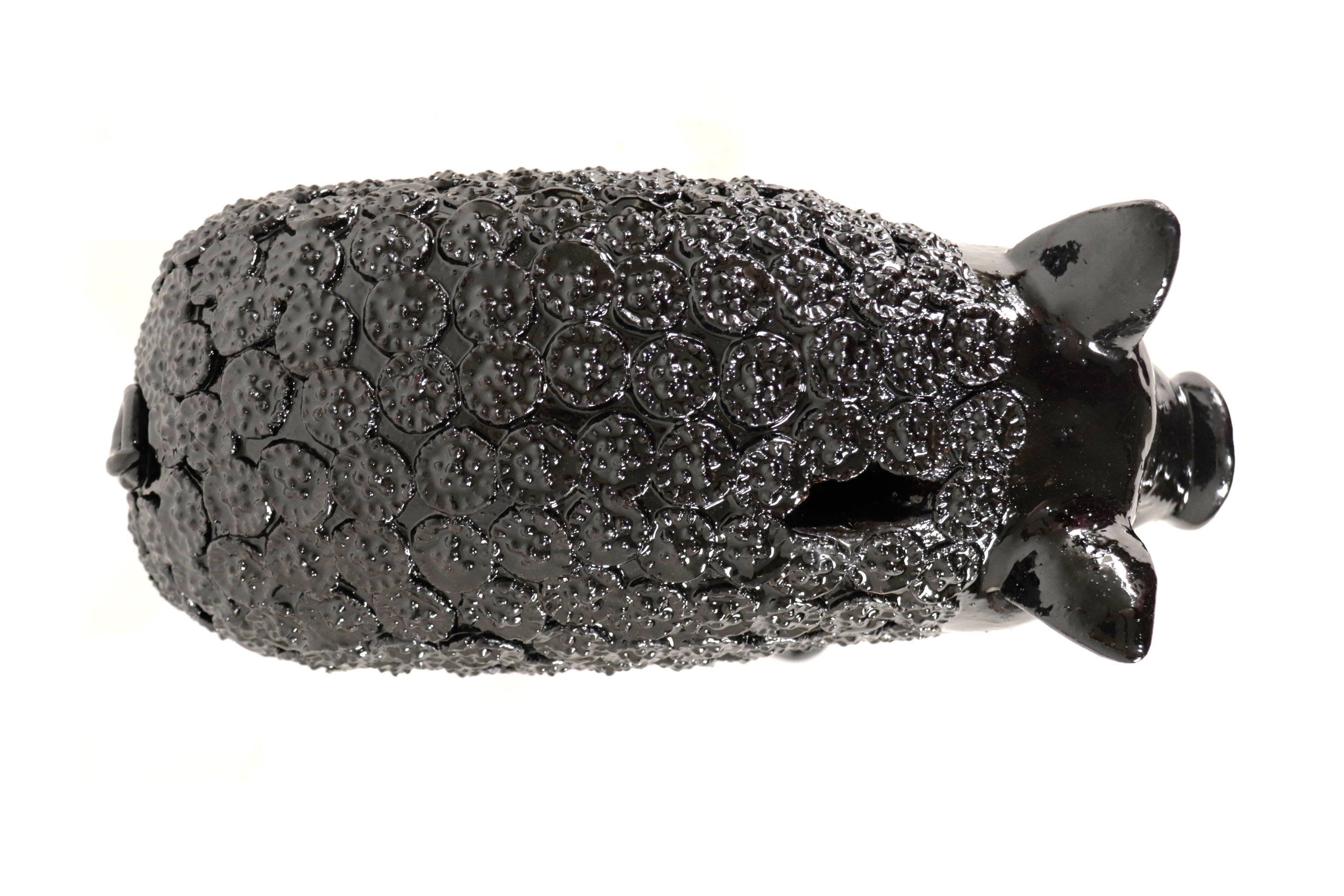Cochinito - Cerdo of ahorro medium - Black - 11 in. Juan Gtz