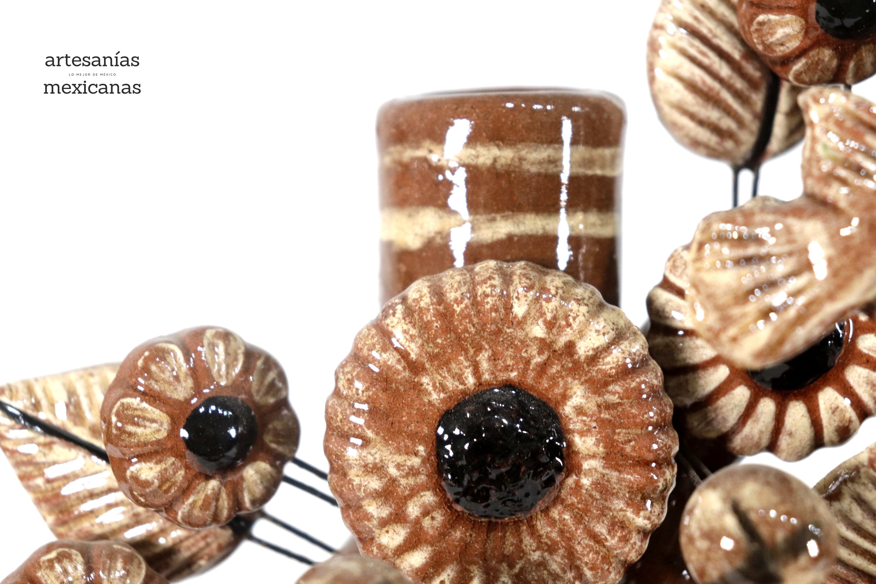 Tree of Life Medium Brown - 3 Candles - 14 in. Montoya