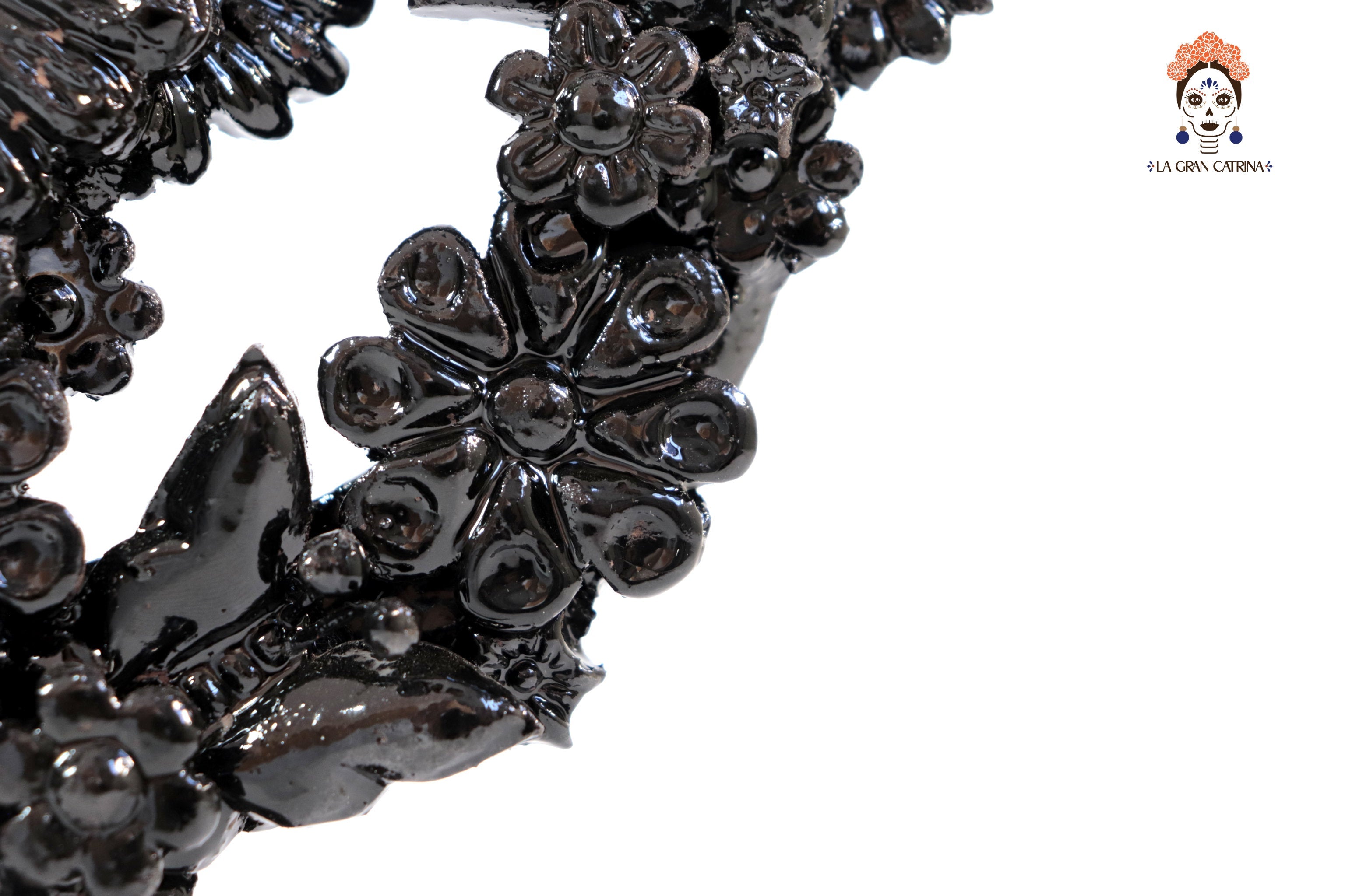 Candleholder black of 5-Candle - 10.4 in. Juan Gtz