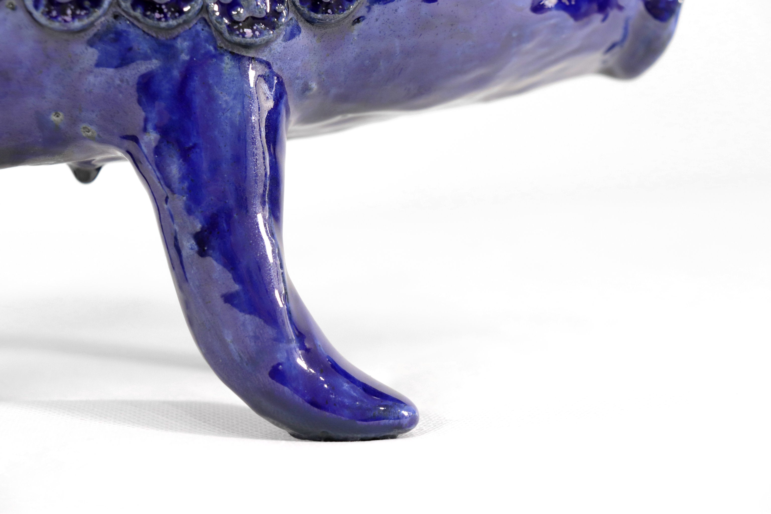 Cochinito - Cerdo of ahorro medium - Blue rey - 11 in. Juan Gtz