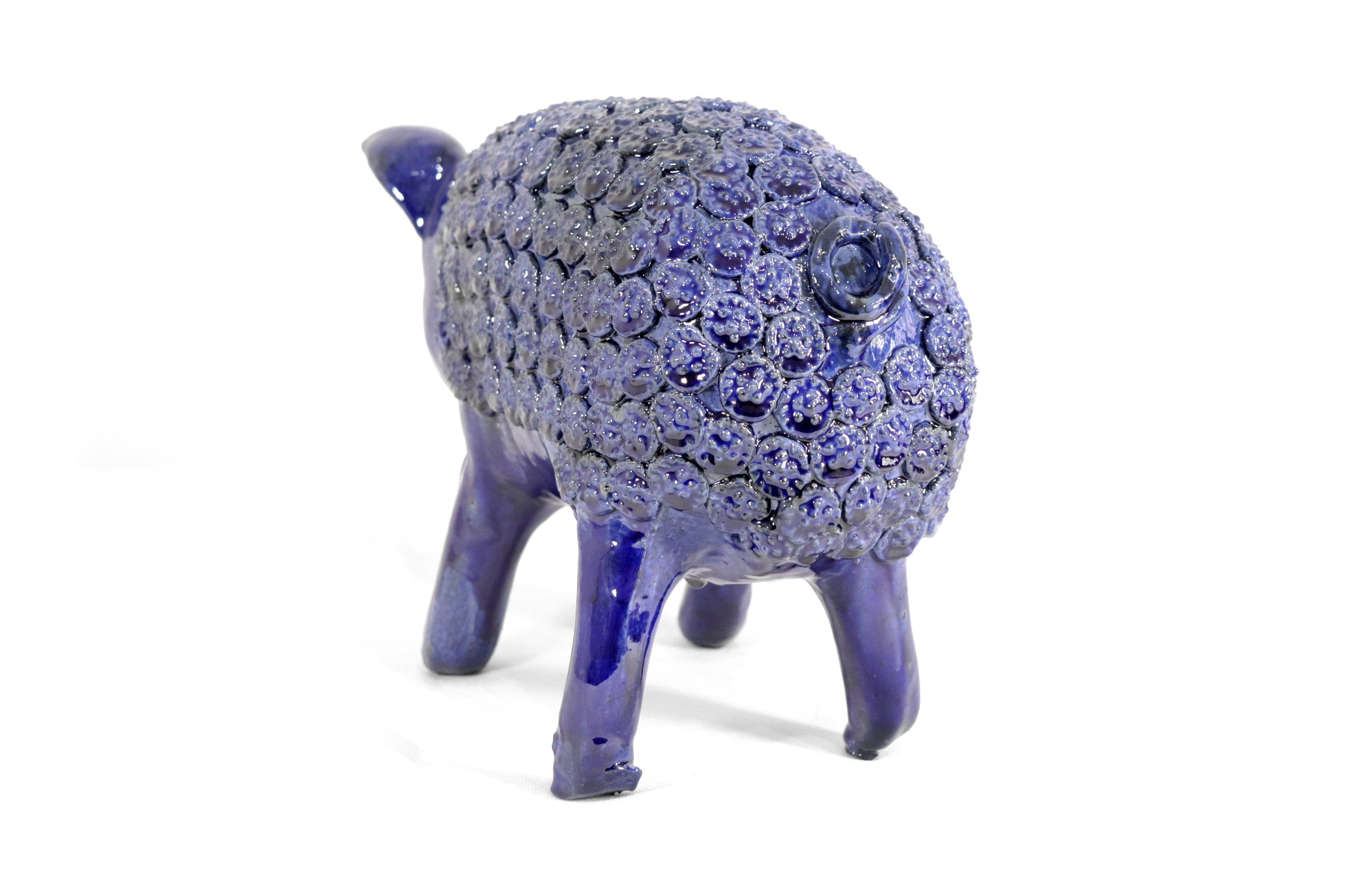 Cochinito - Cerdo of ahorro medium - Blue rey - 11 in. Juan Gtz