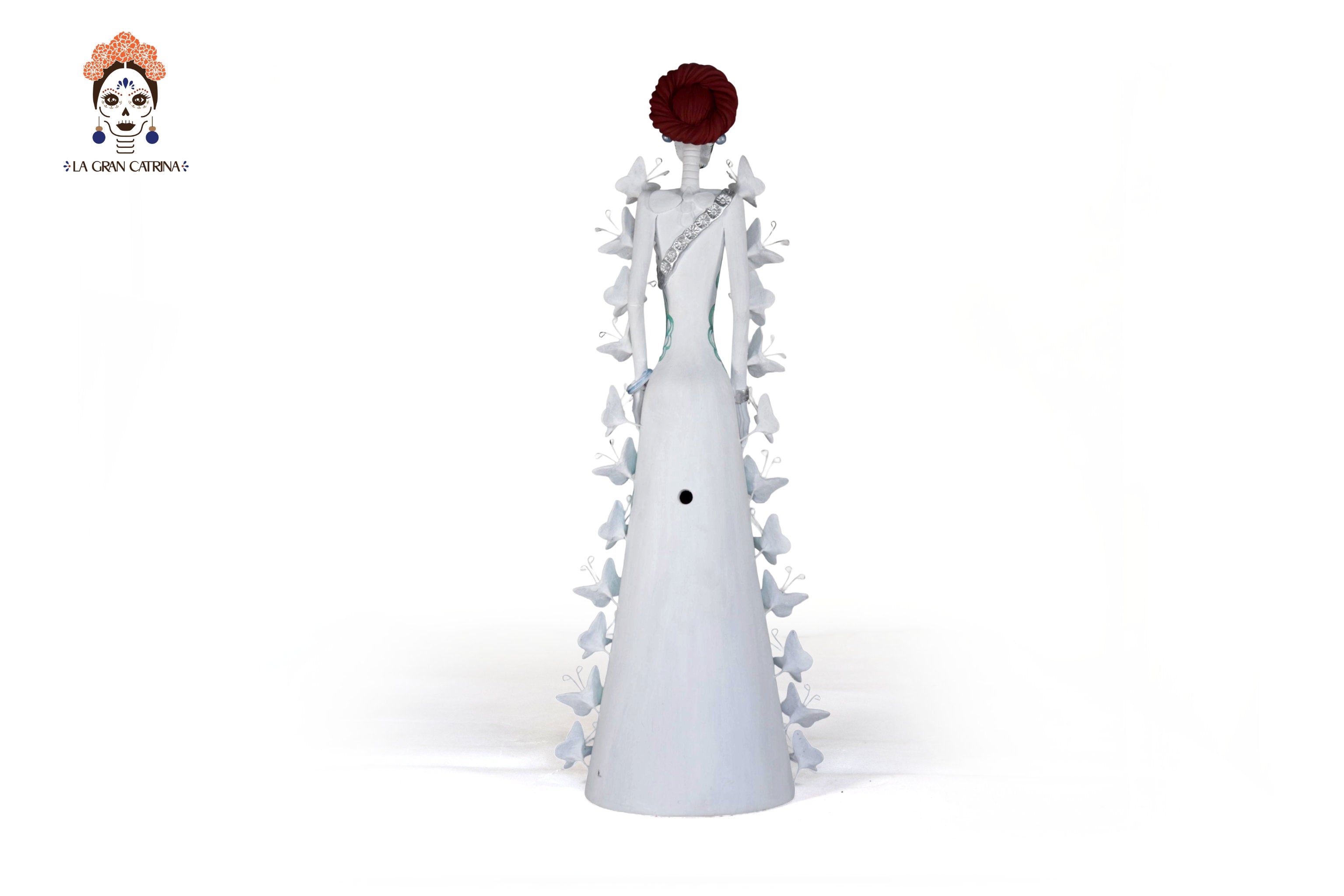 Catrinas hermana white with Turquoise - 20 in. Adan