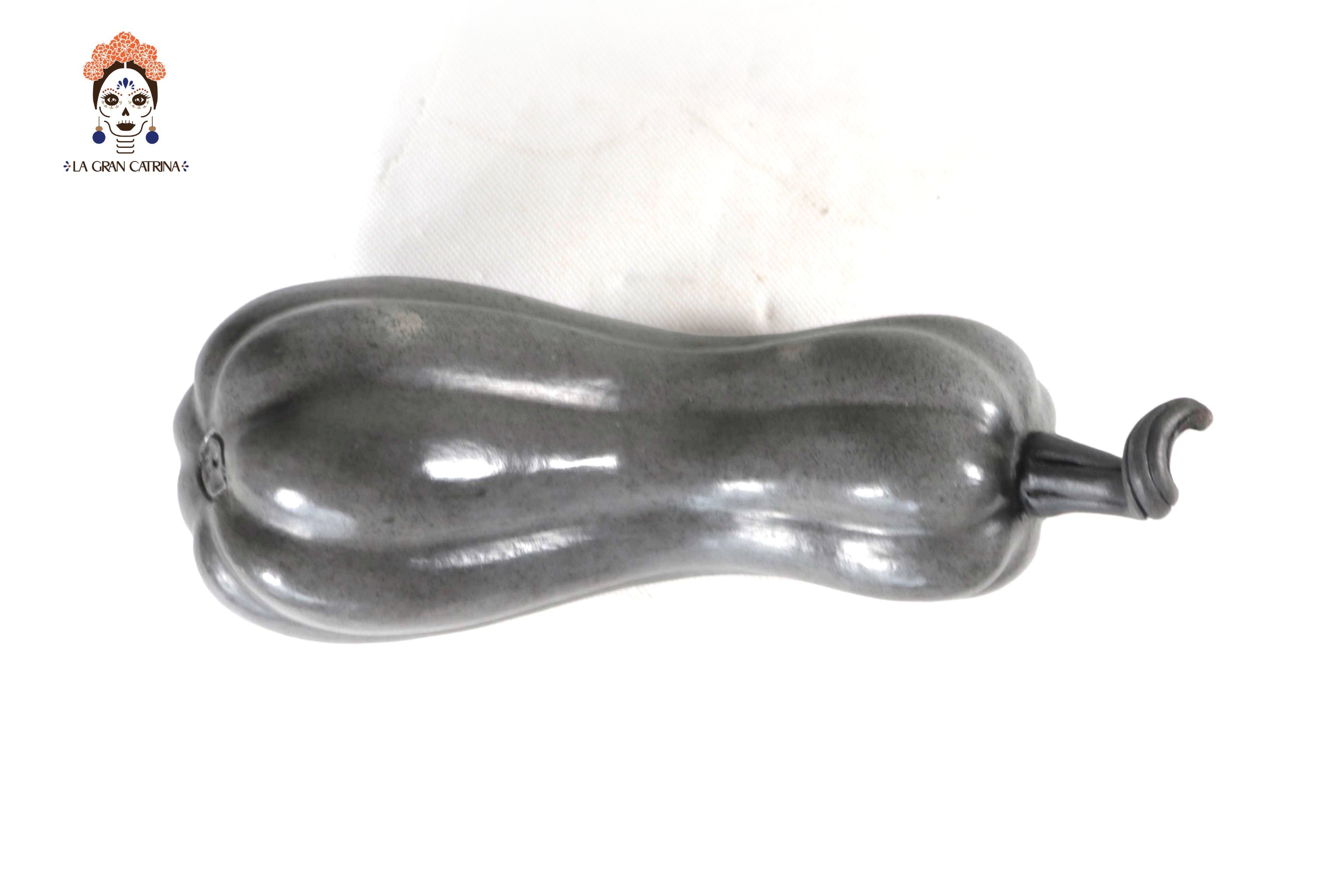 Set of 3 Pumpkins light gray - 9.8 in. Trejo