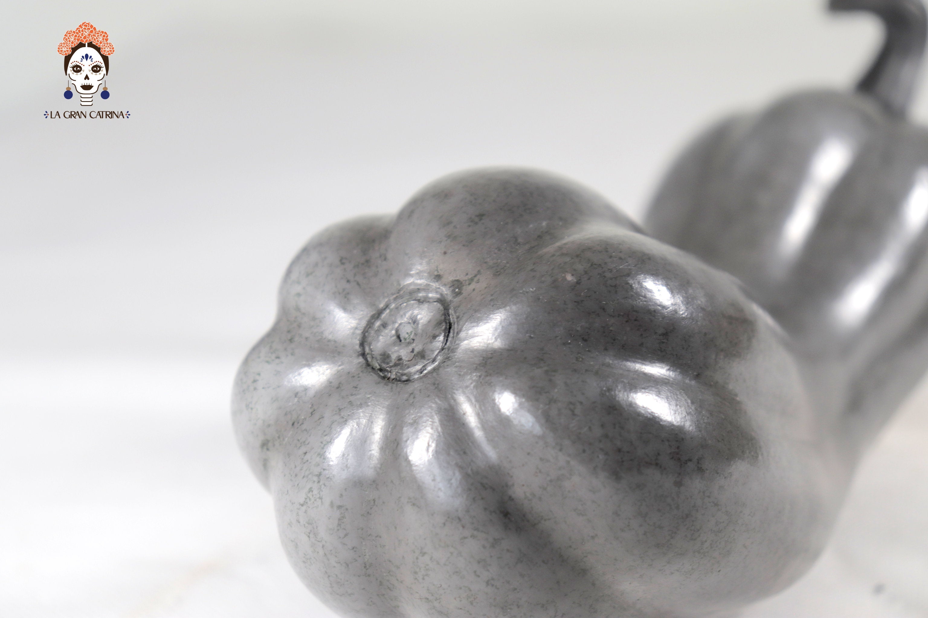 Set of 3 Pumpkins light gray - 9.8 in. Trejo