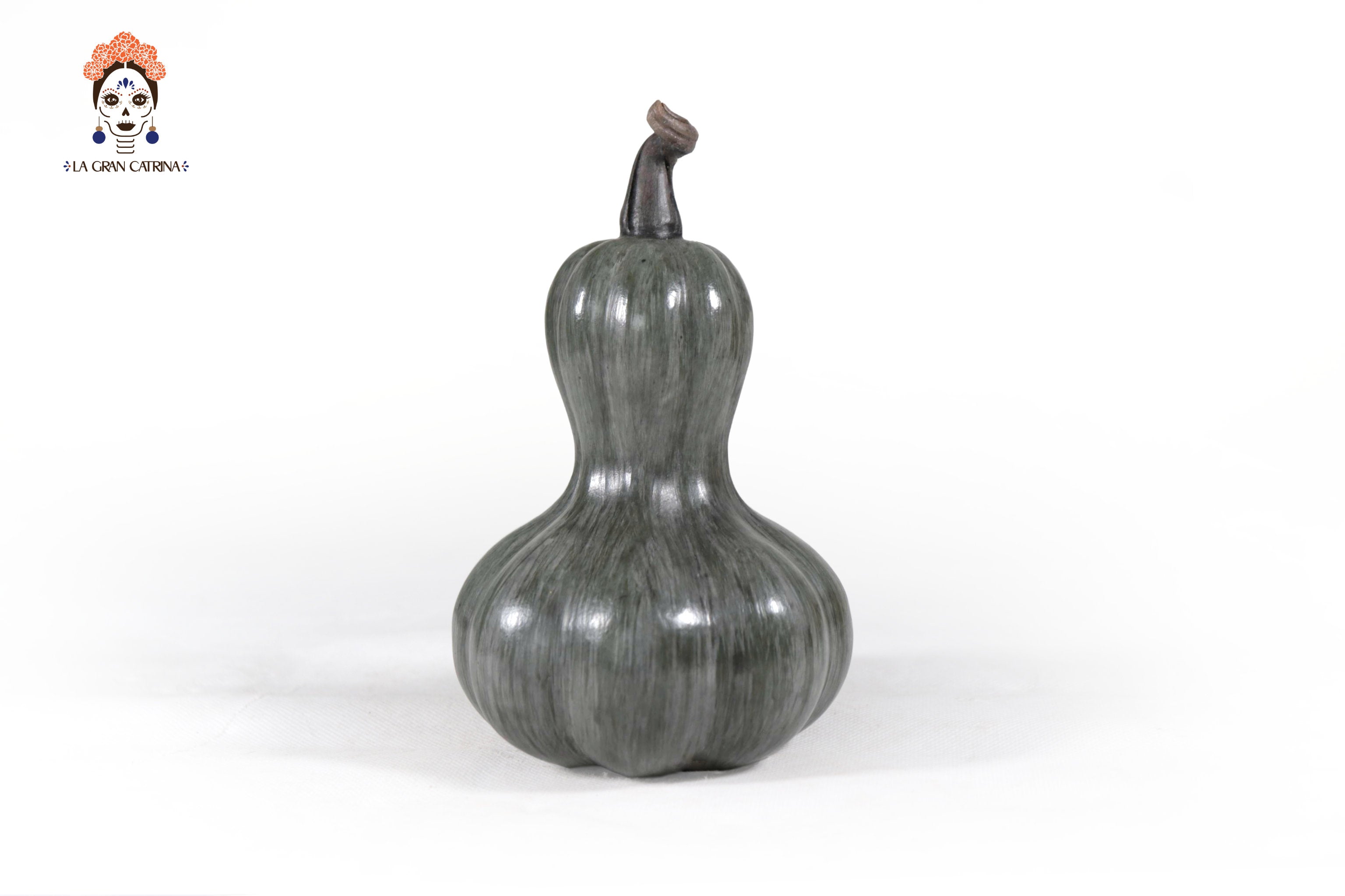 Set of 3 Pumpkins dark gray - 9.8 in. Trejo