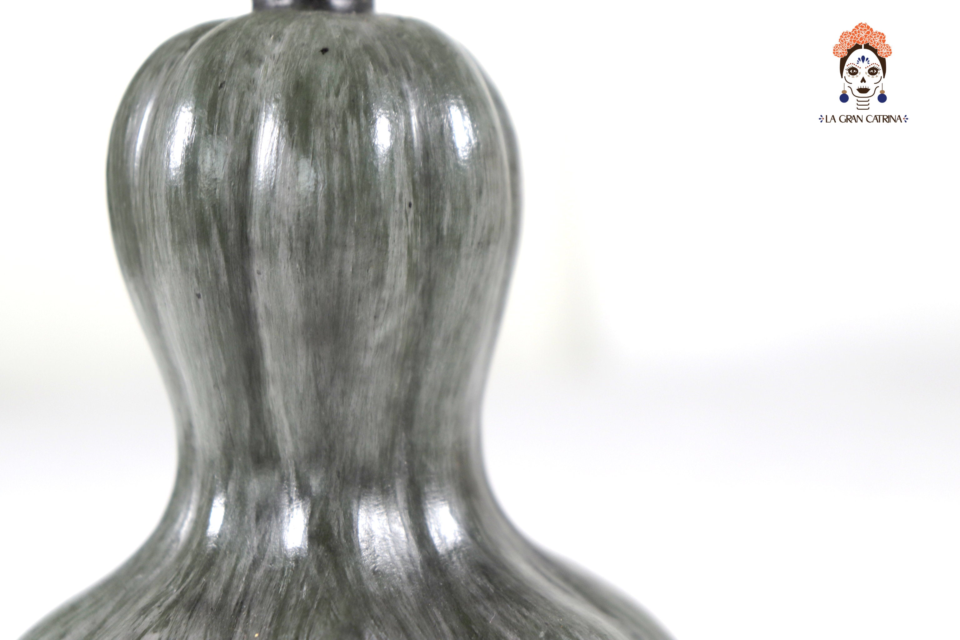 Set of 3 Pumpkins dark gray - 9.8 in. Trejo