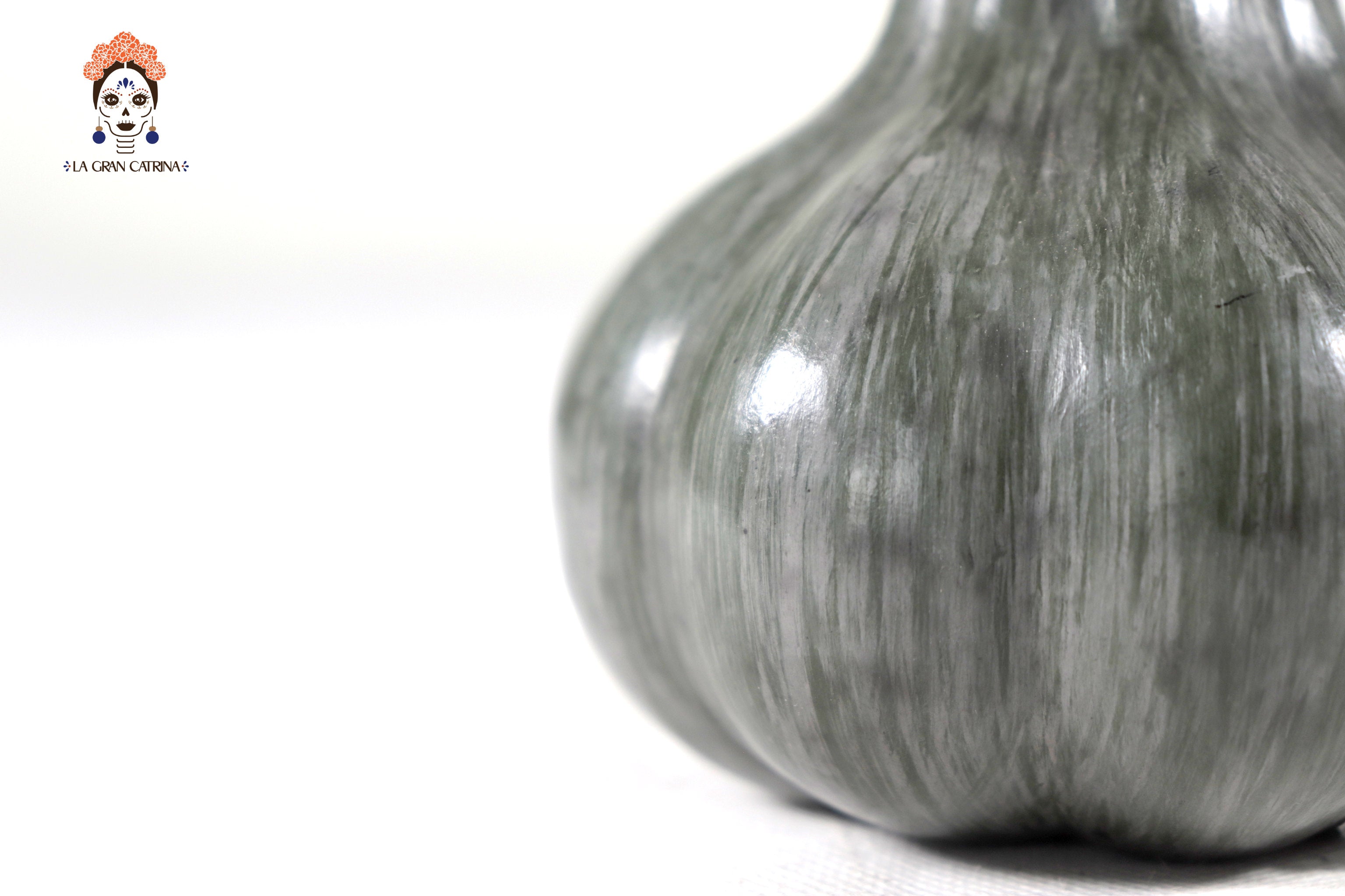 Set of 3 Pumpkins dark gray - 9.8 in. Trejo