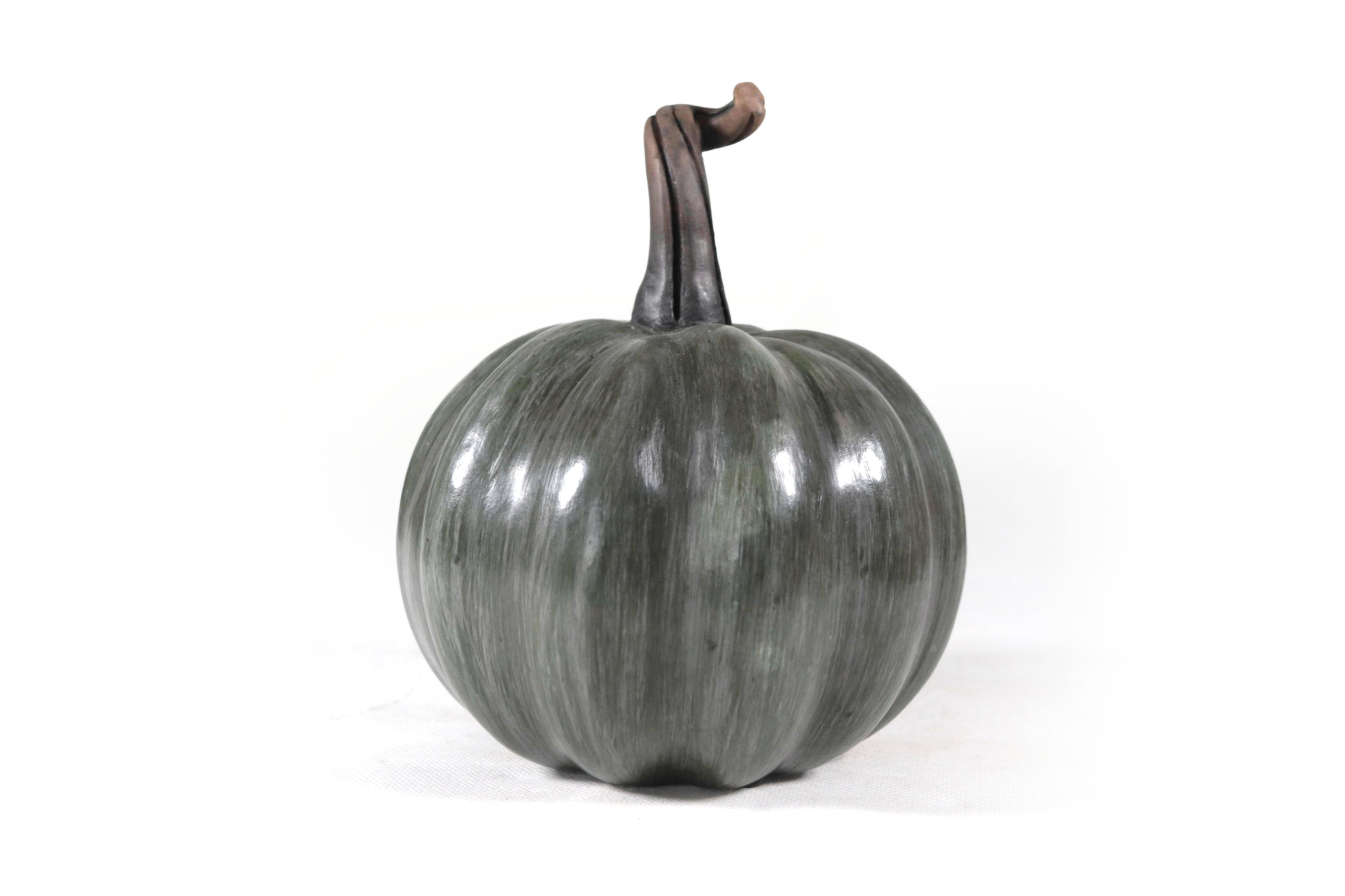 Set of 3 Pumpkins dark gray - 9.8 in. Trejo