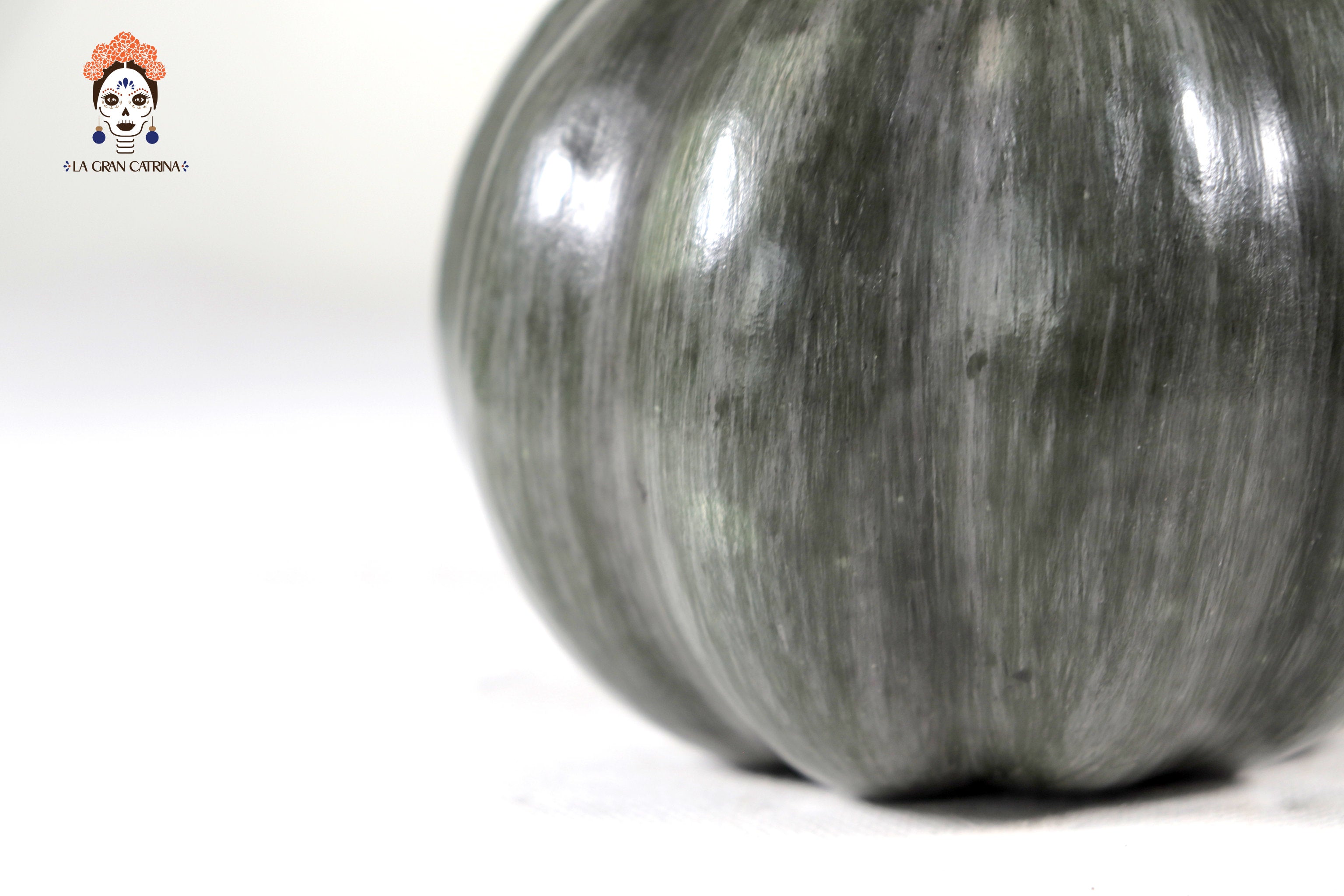 Set of 3 Pumpkins dark gray - 9.8 in. Trejo