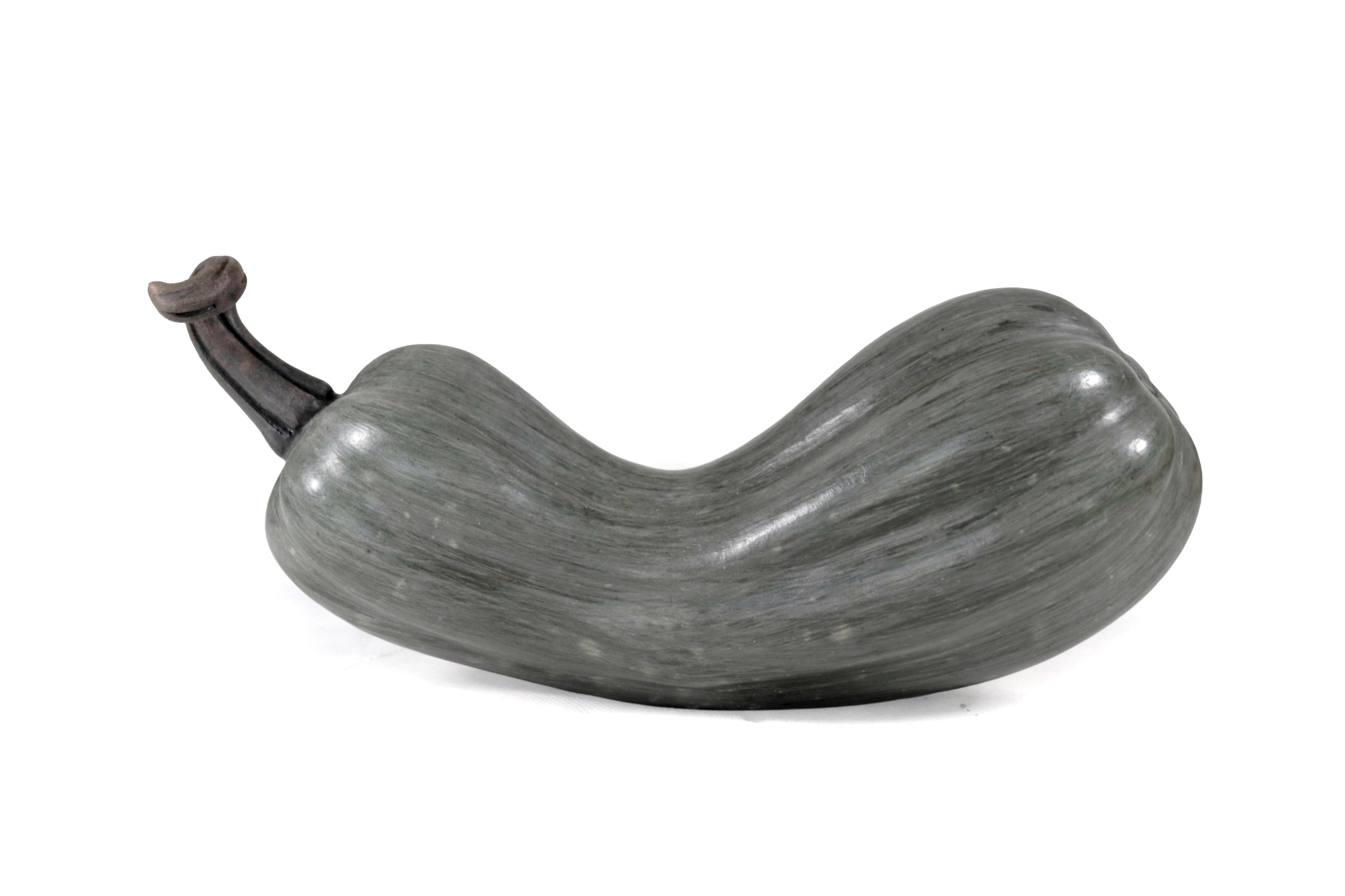 Set of 3 Pumpkins dark gray - 9.8 in. Trejo