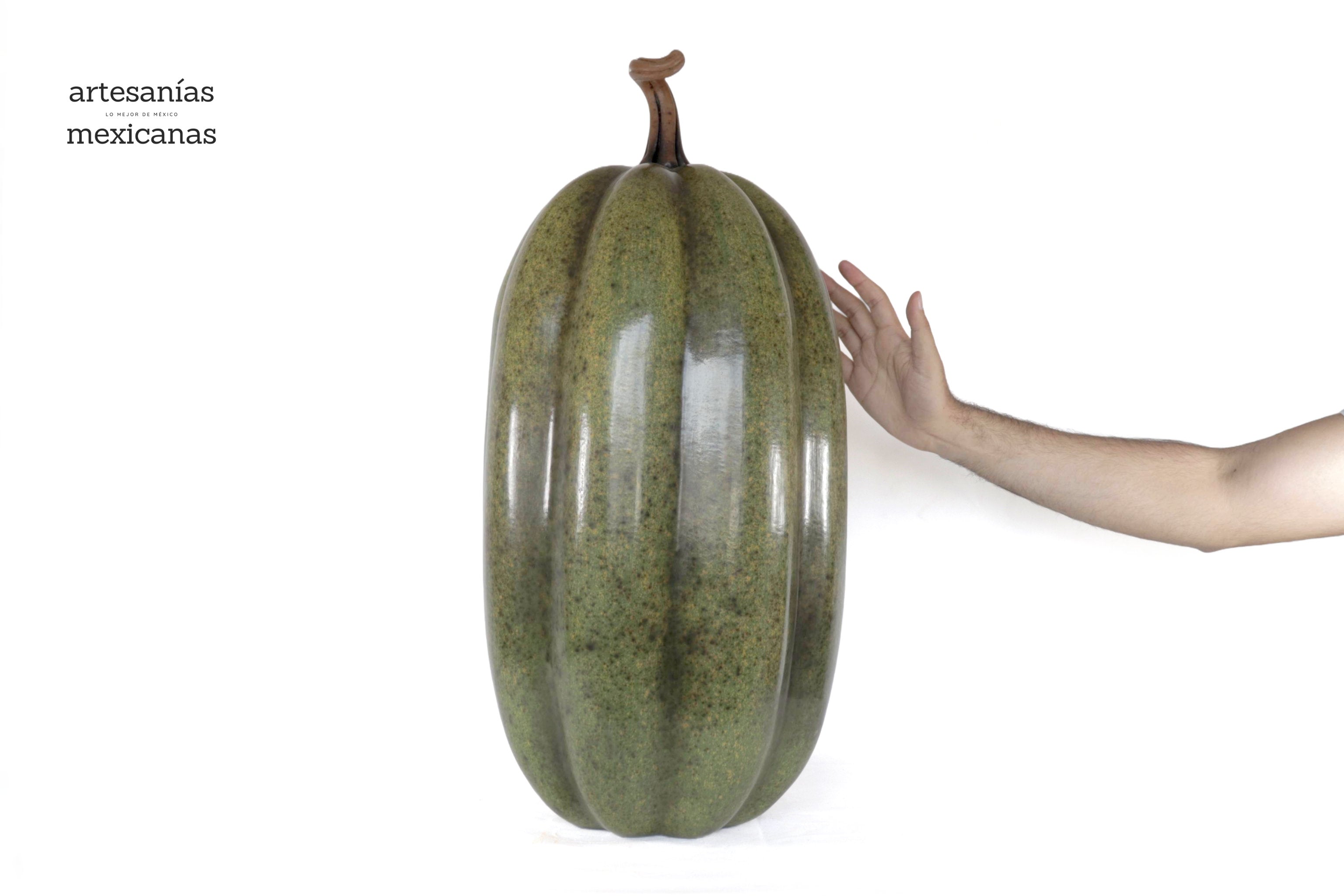Pumpkin green large Clay - 26.3 in. Trejo